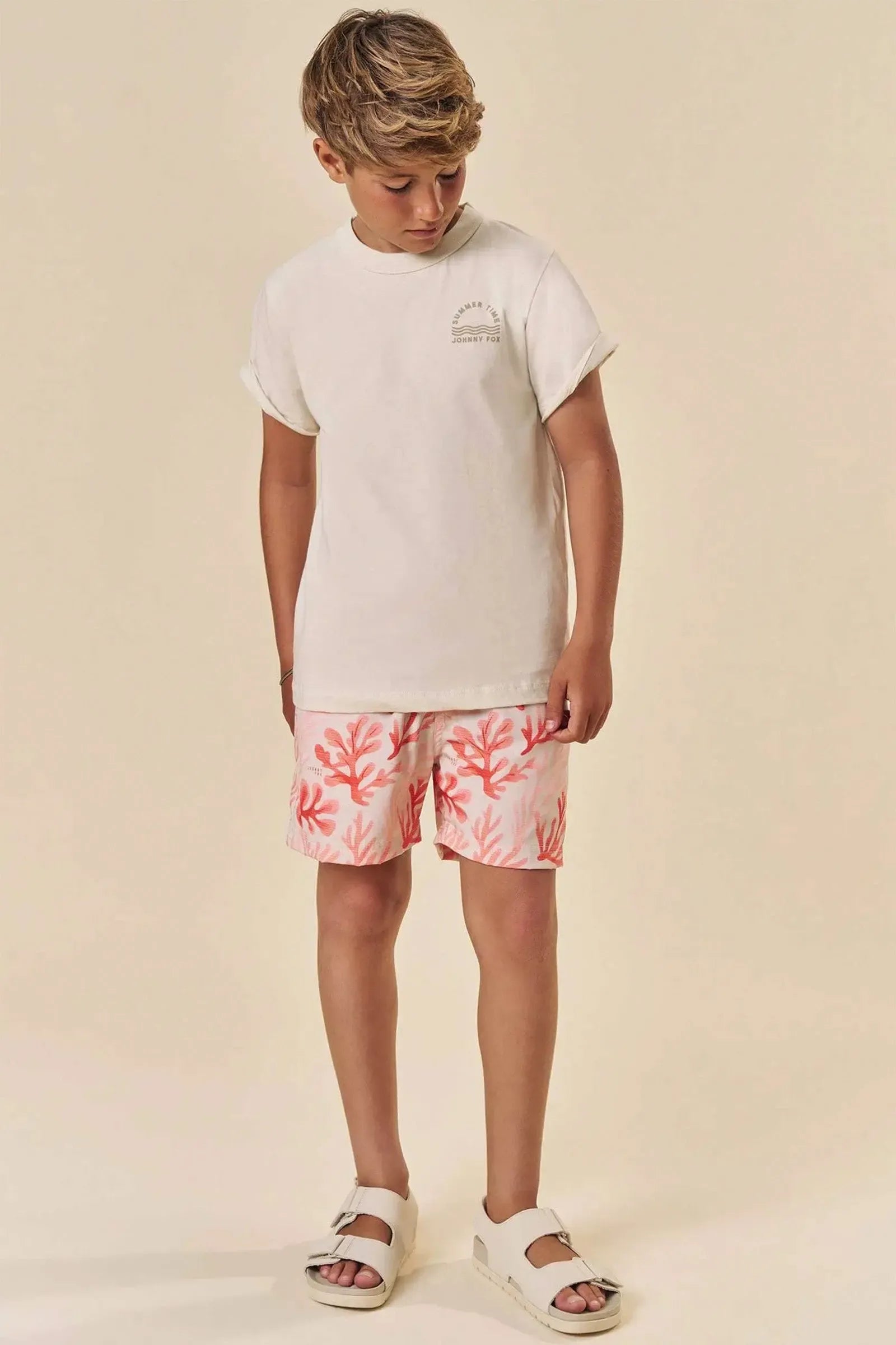 Camiseta em Meia Malha 83507 Johnny Fox Teen Menino