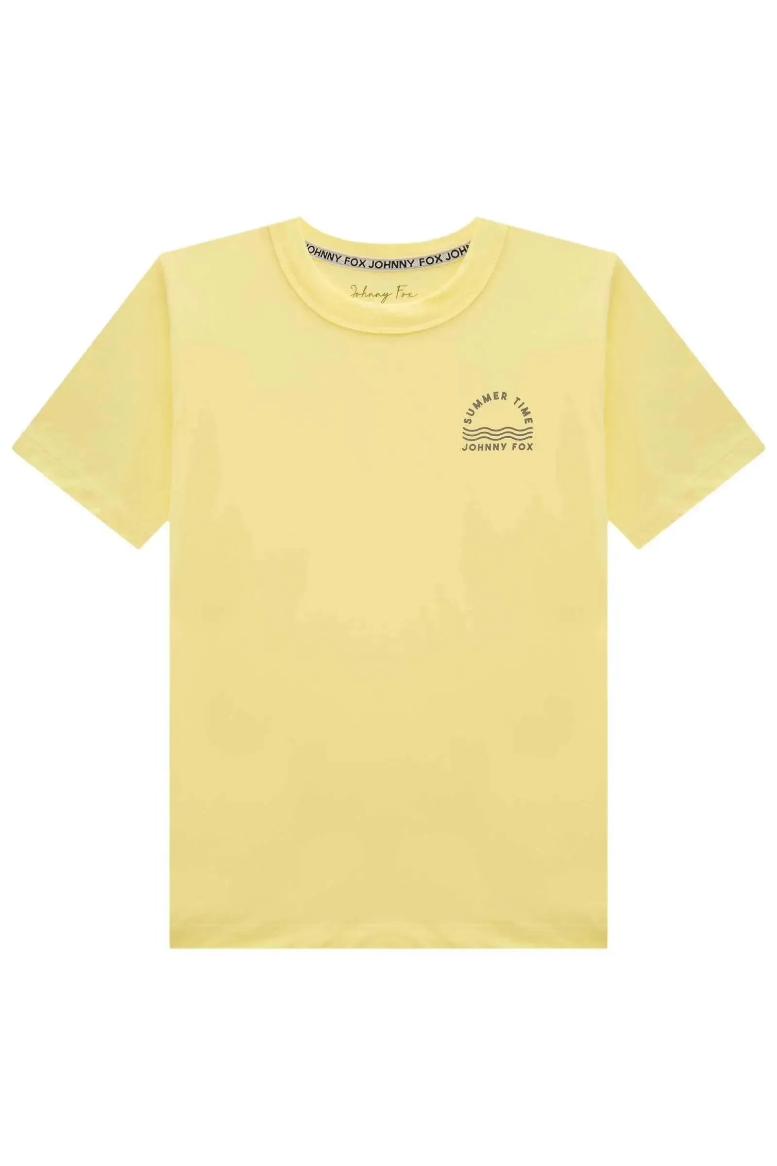 Camiseta em Meia Malha 83507 Johnny Fox Teen Menino