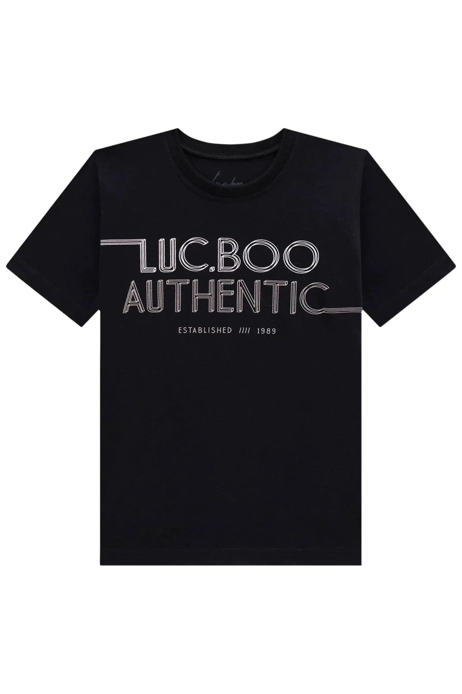 Camiseta em Meia Malha 84218 LucBoo Infantil Menino