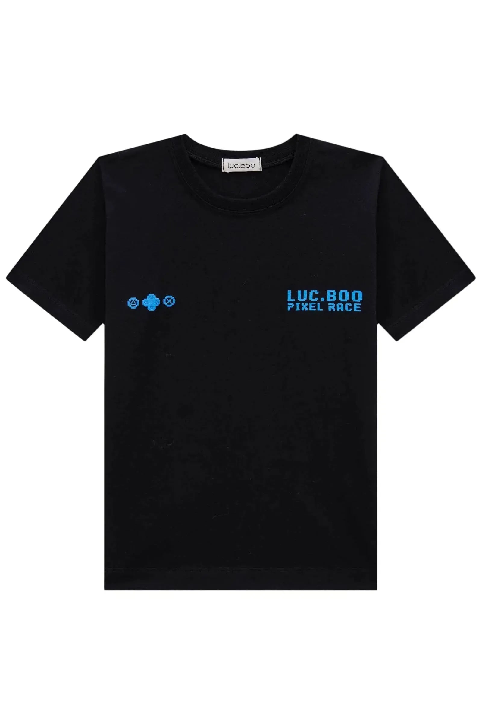 Camiseta em Meia Malha 84462 LucBoo Infantil Menino
