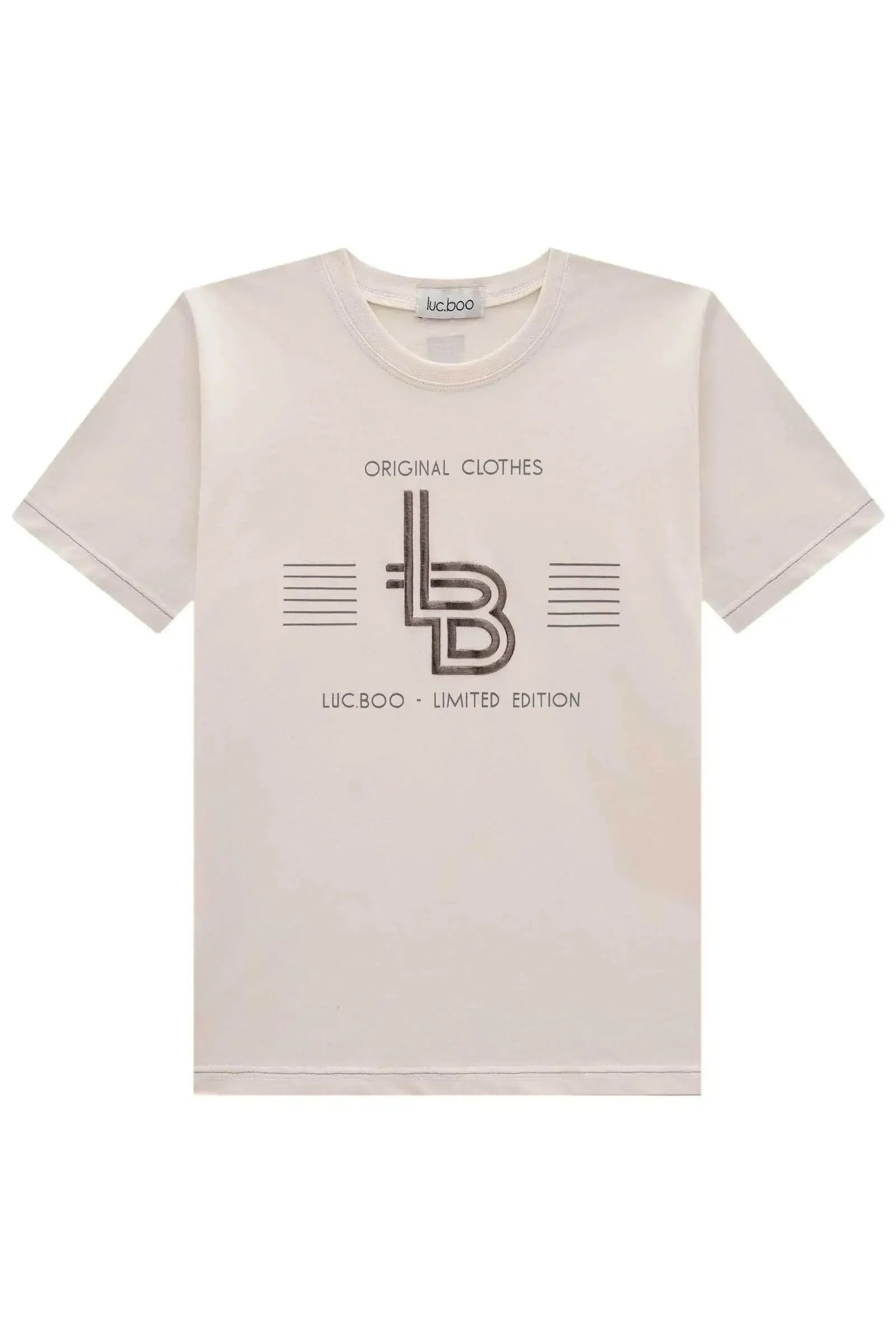 Camiseta em Meia Malha 84463 LucBoo Infantil Menino