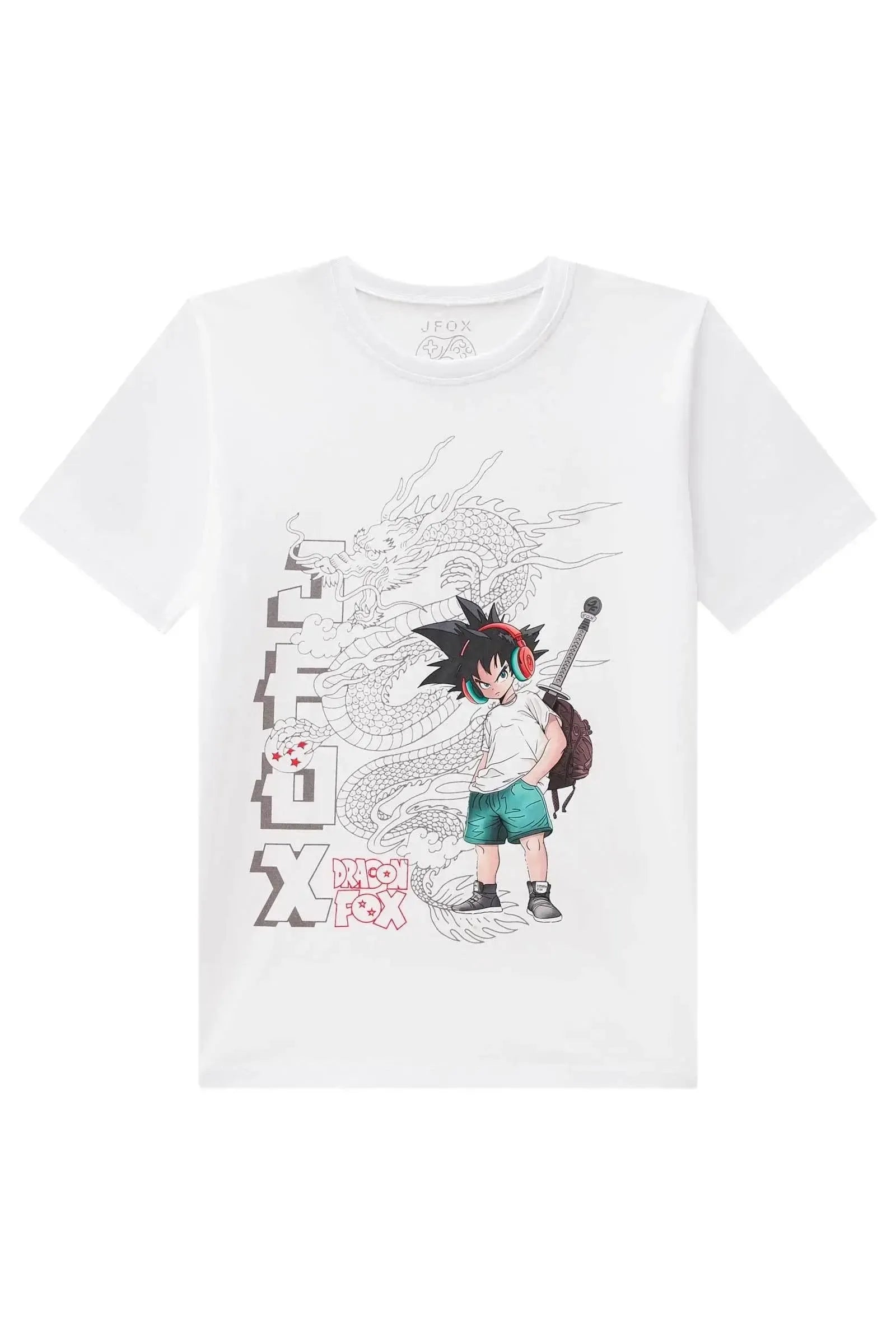 Camiseta em Meia Malha 86320 Johnny Fox Teen Menino