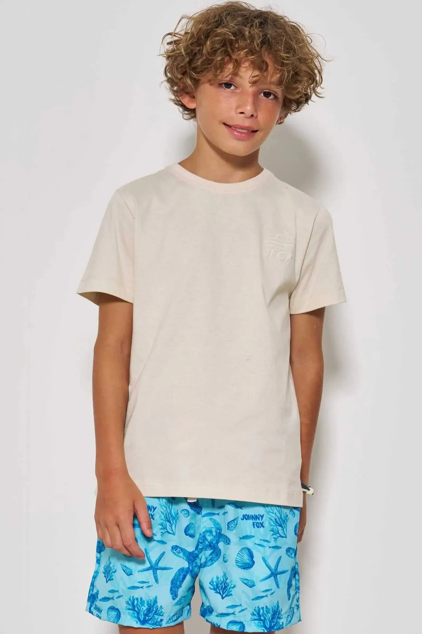 Camiseta em Meia Malha 86829 Johnny Fox Teen Menino