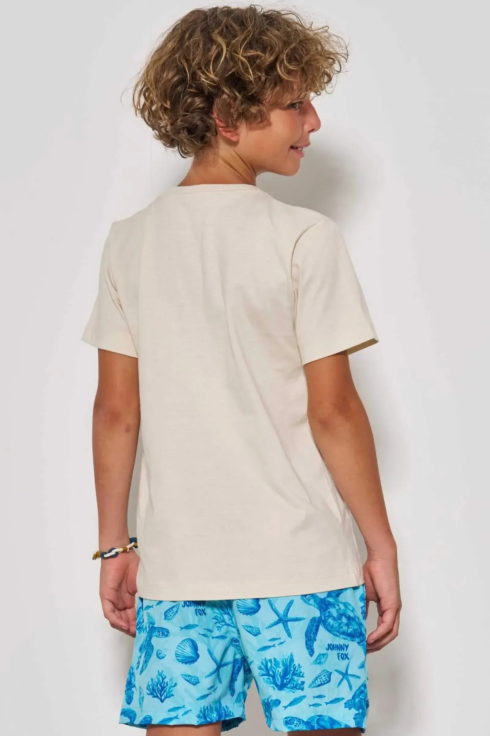 Camiseta em Meia Malha 86829 Johnny Fox Teen Menino