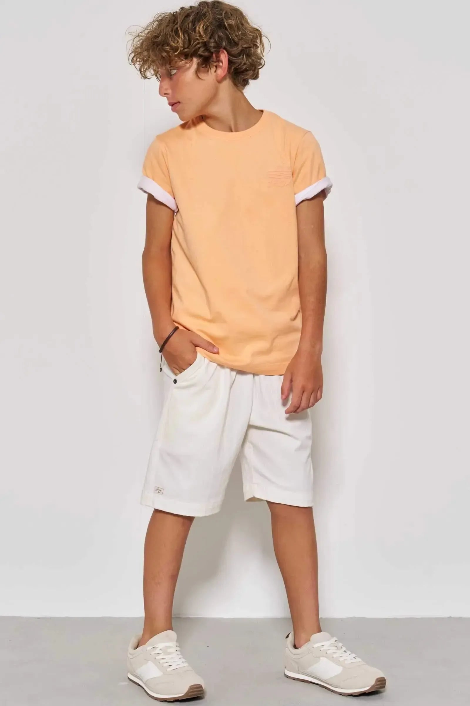 Camiseta em Meia Malha 86829 Johnny Fox Teen Menino