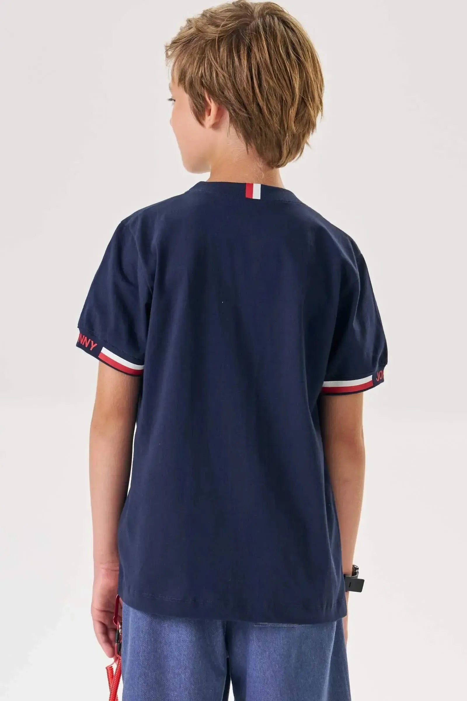 Camiseta em Meia Malha 87001 Johnny Fox Teen Menino