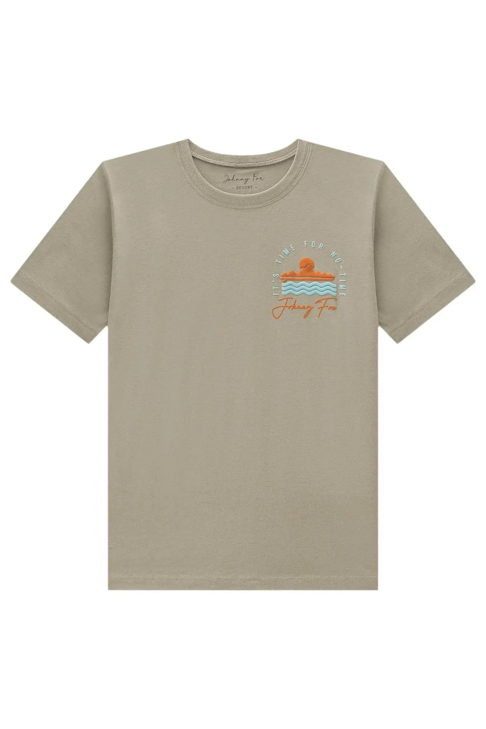 Camiseta em Meia Malha 87006 Johnny Fox Teen Menino