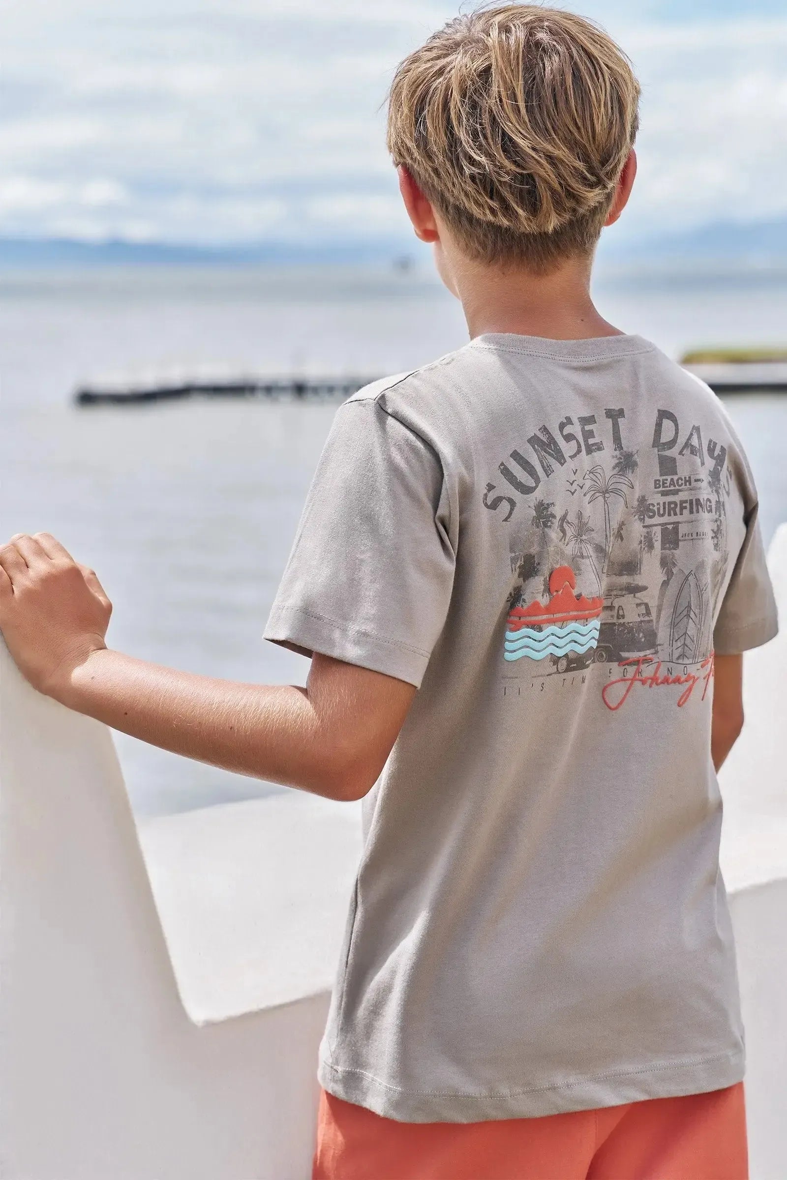 Camiseta em Meia Malha 87006 Johnny Fox Teen Menino