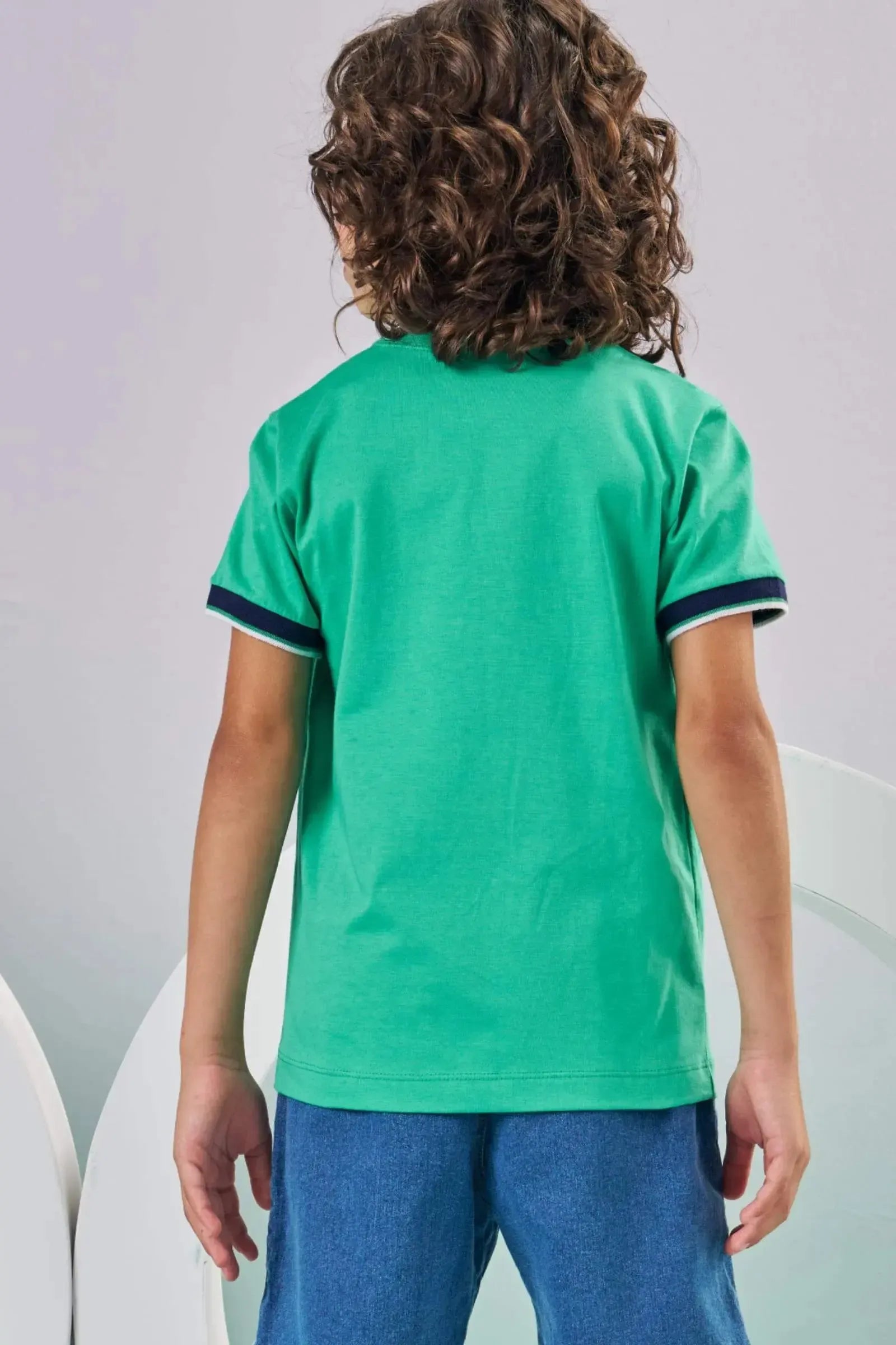 Camiseta em Meia Malha 87287 LucBoo Infantil Menino