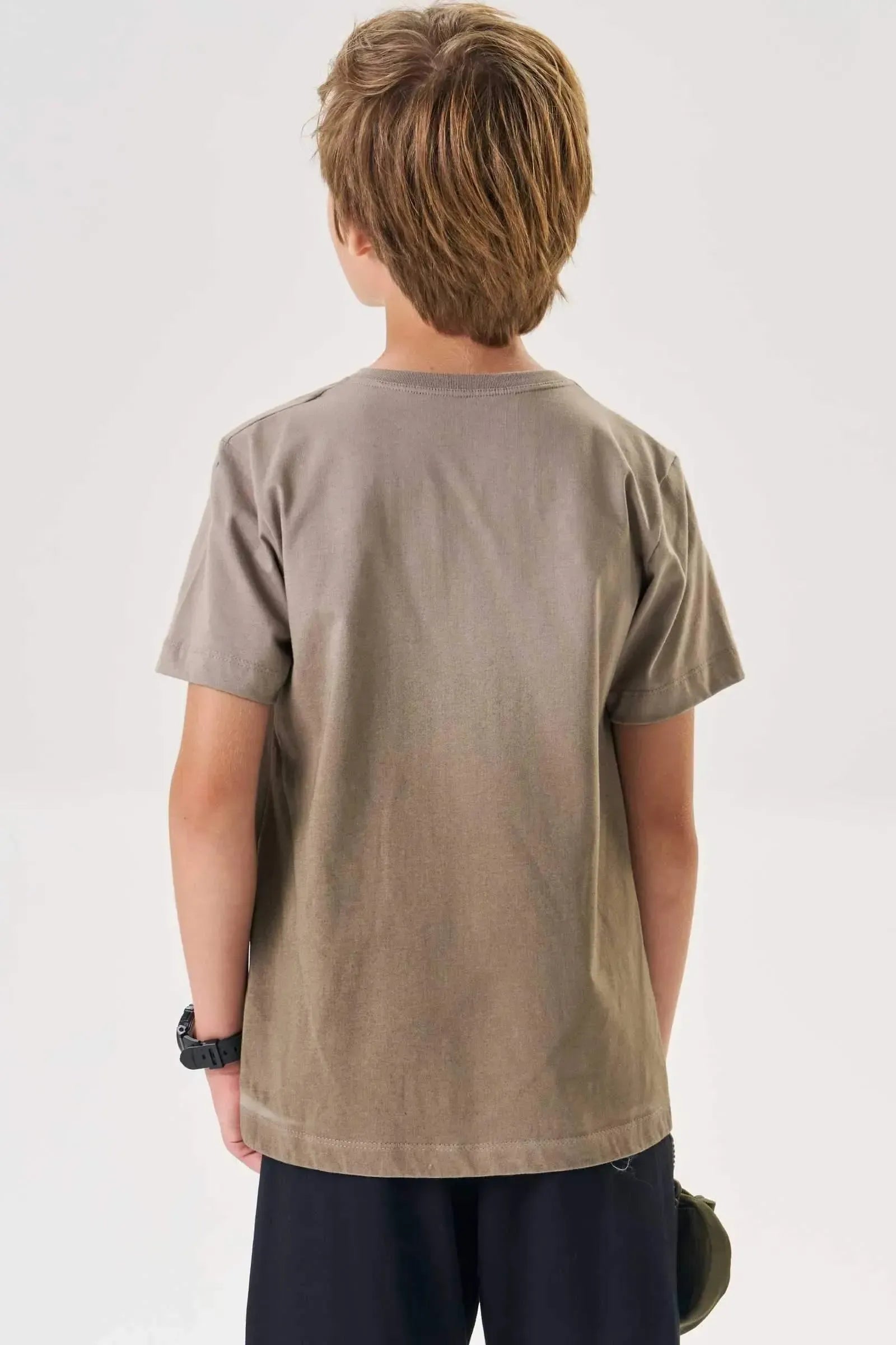 Camiseta em Meia Malha 87620 Johnny Fox Teen Menino