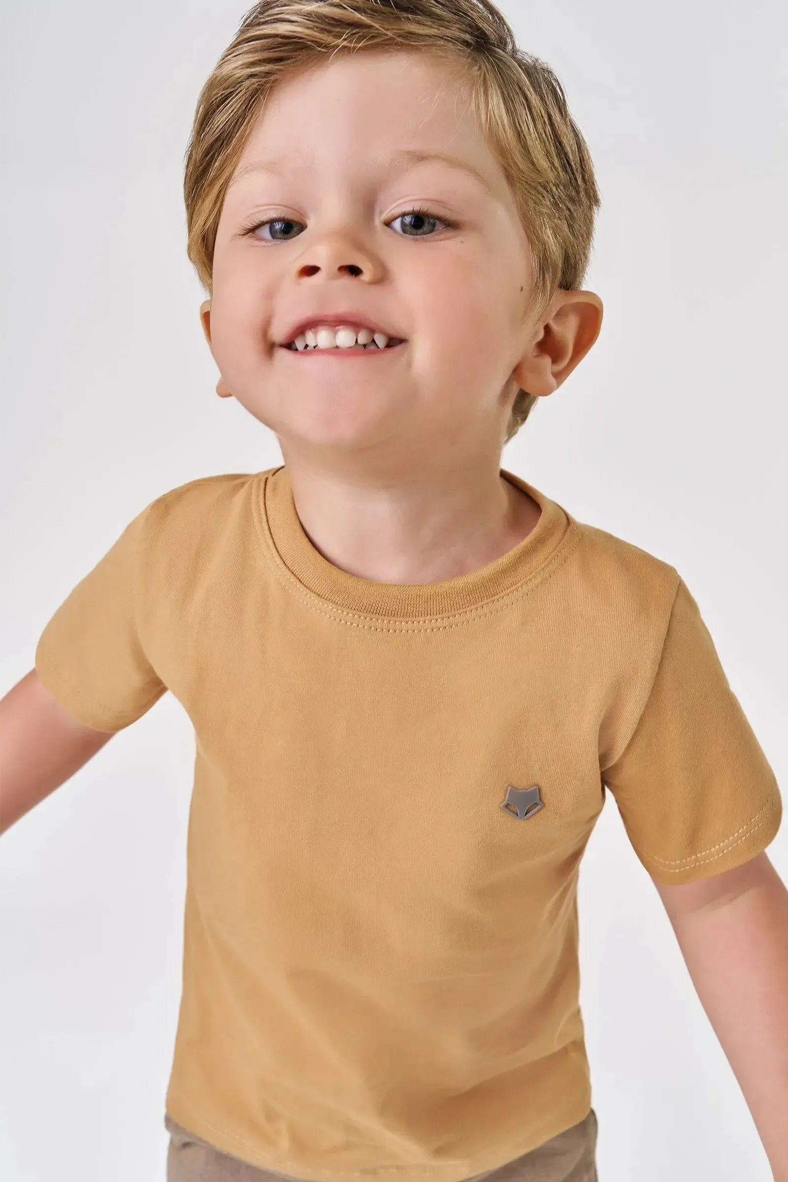 Camiseta em Meia Malha 87680 Johnny Fox Bebê Menino