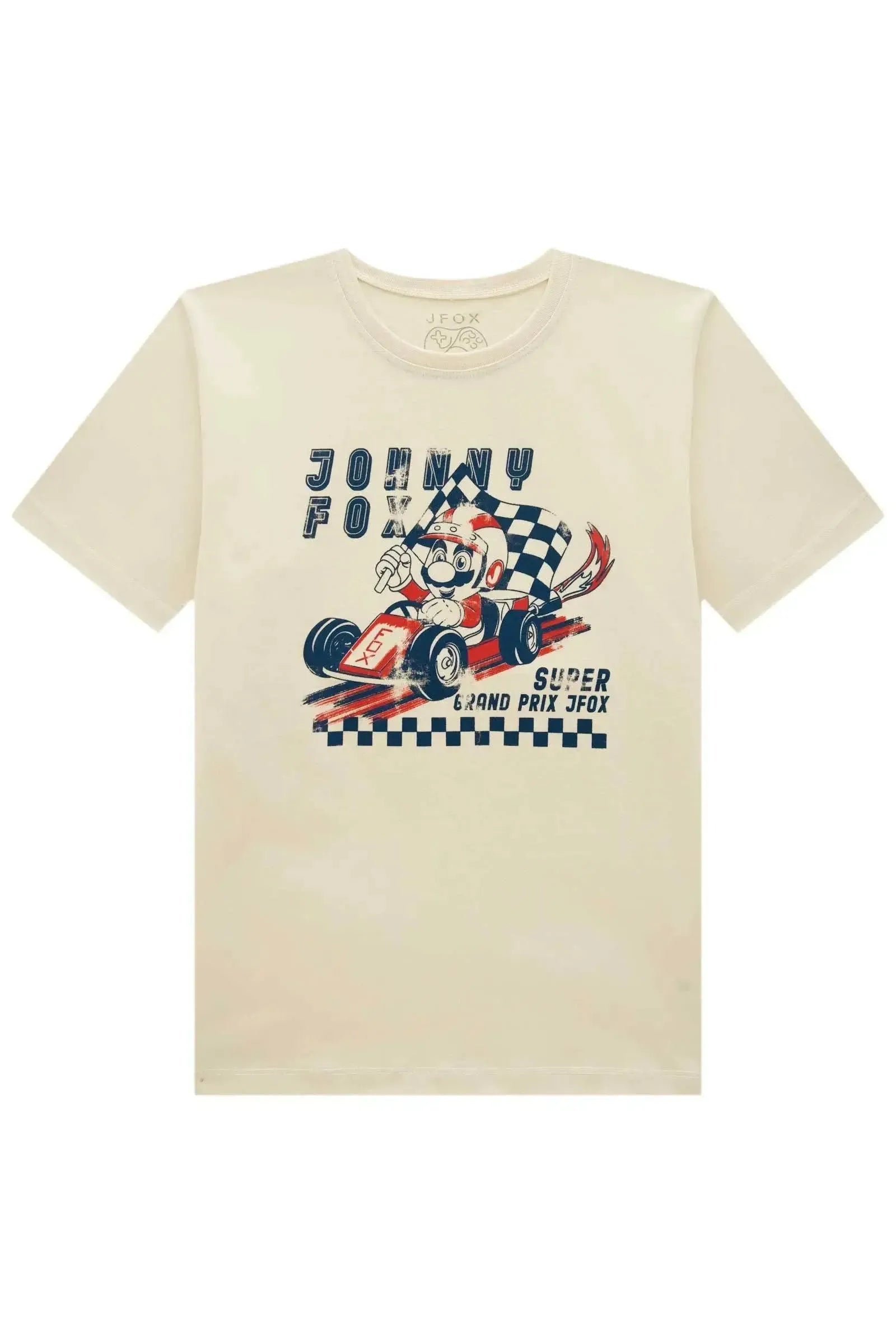 Camiseta em Meia Malha 88603 Johnny Fox Teen Menino