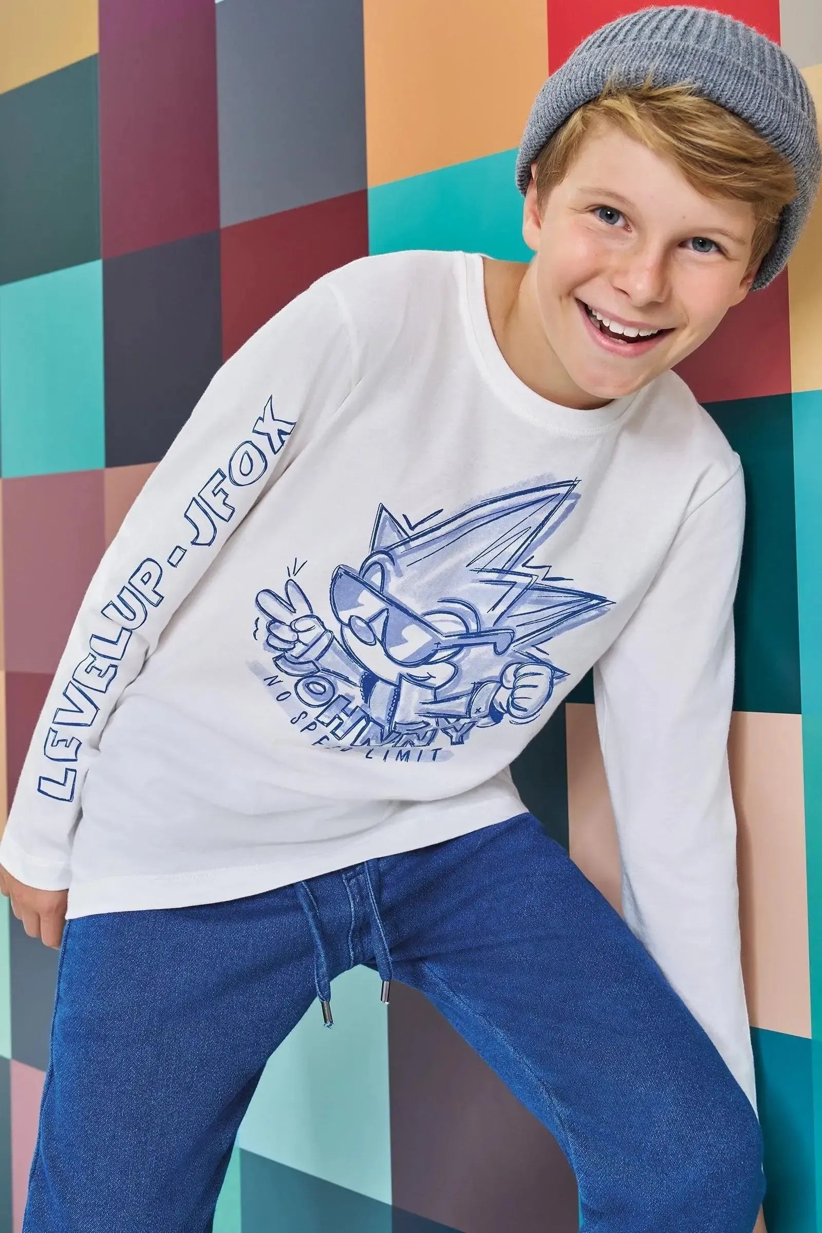 Camiseta em Meia Malha 89118 Johnny Fox Teen Menino