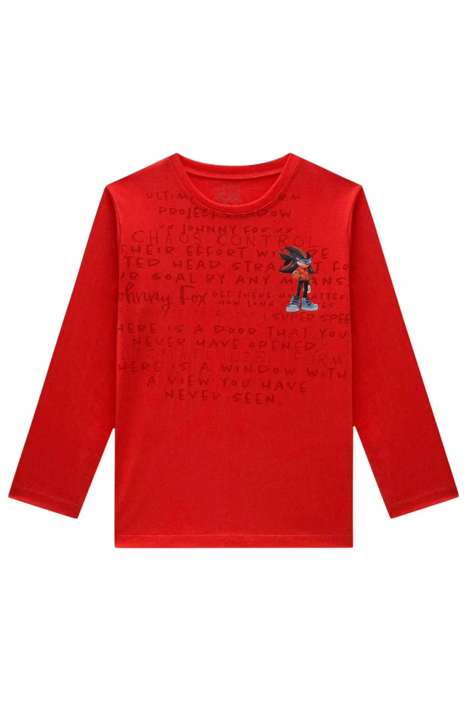 Camiseta em Meia Malha 89119 Johnny Fox Teen Menino