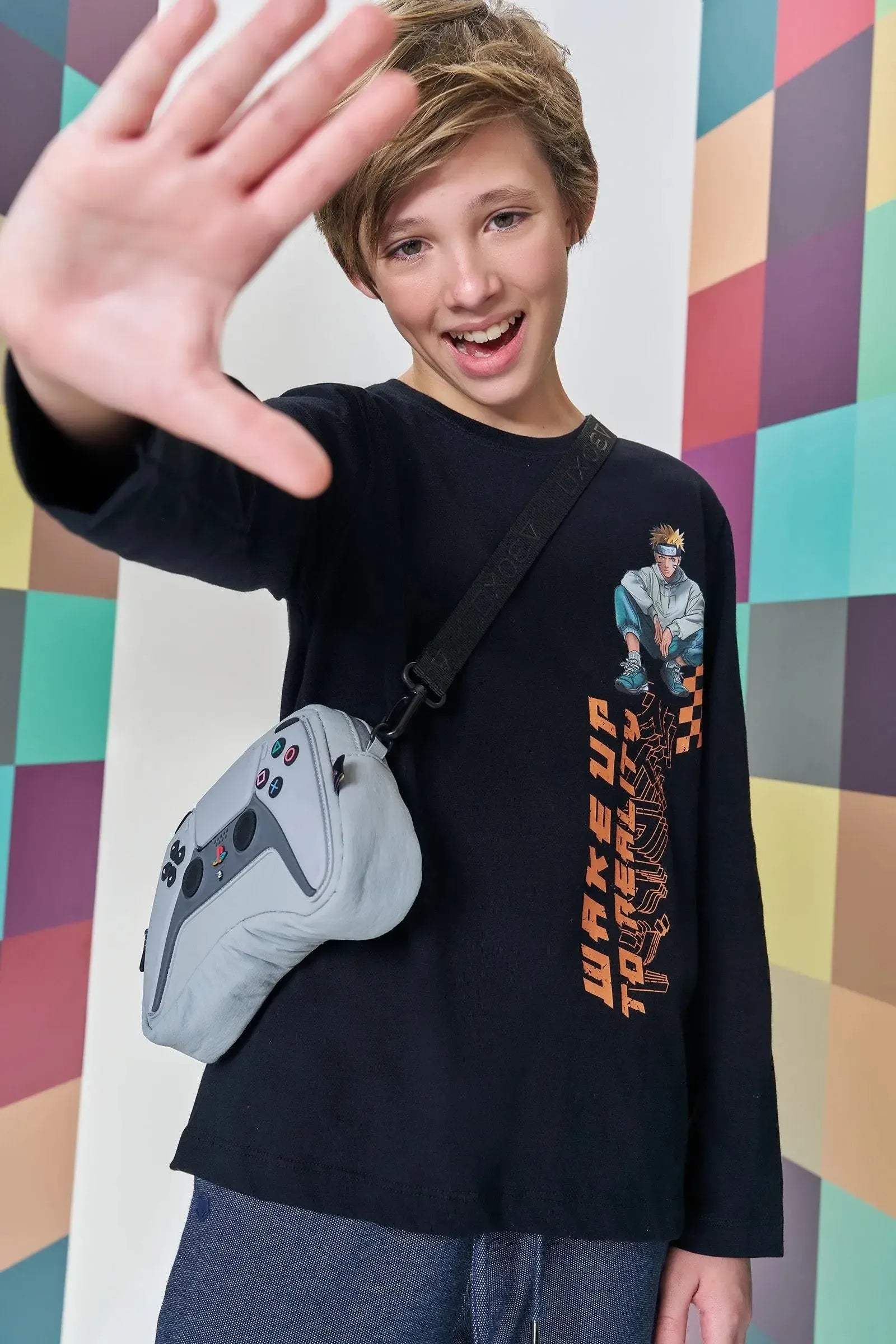 Camiseta em Meia Malha 89127 Johnny Fox Teen Menino