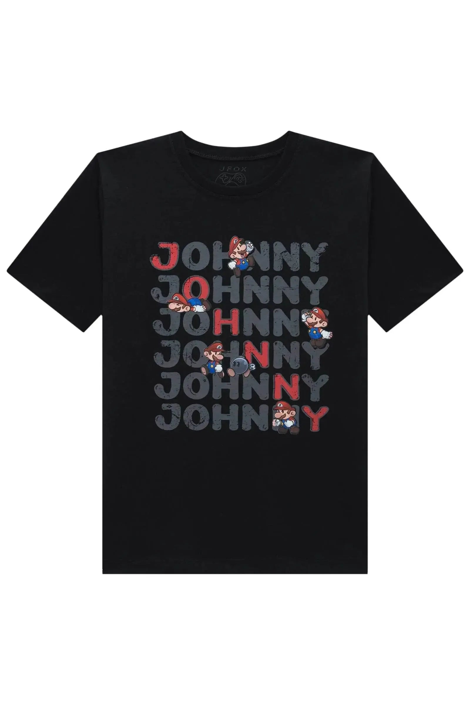 Camiseta em Meia Malha 89129 Johnny Fox Teen Menino