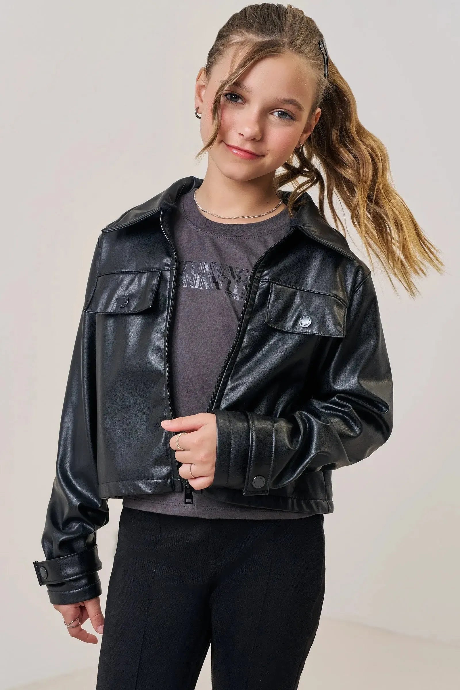 Camiseta em Meia Malha 89685 Vic&Vicky Teen Menina