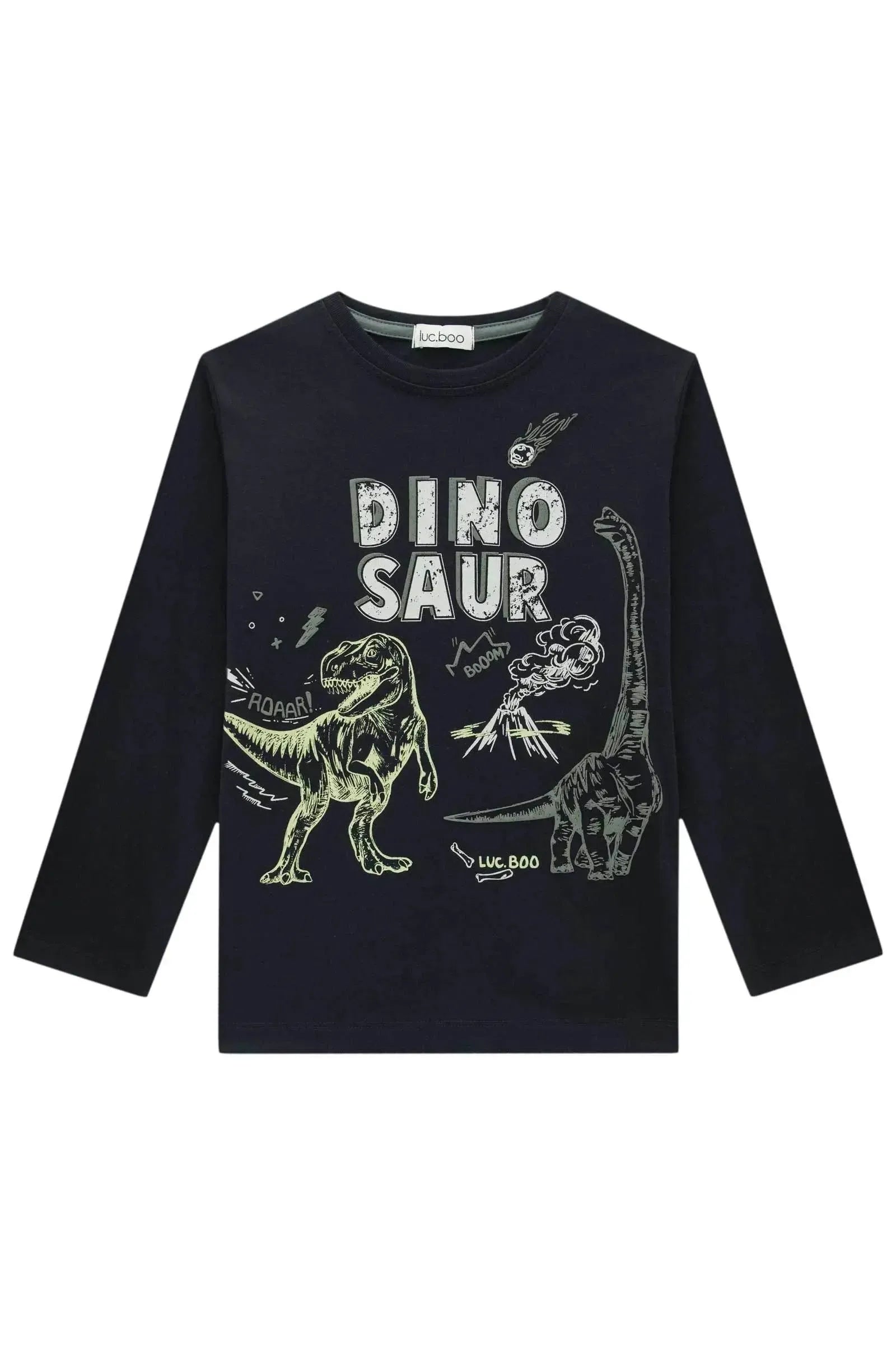 Camiseta em Meia Malha 90719 LucBoo Infantil Menino