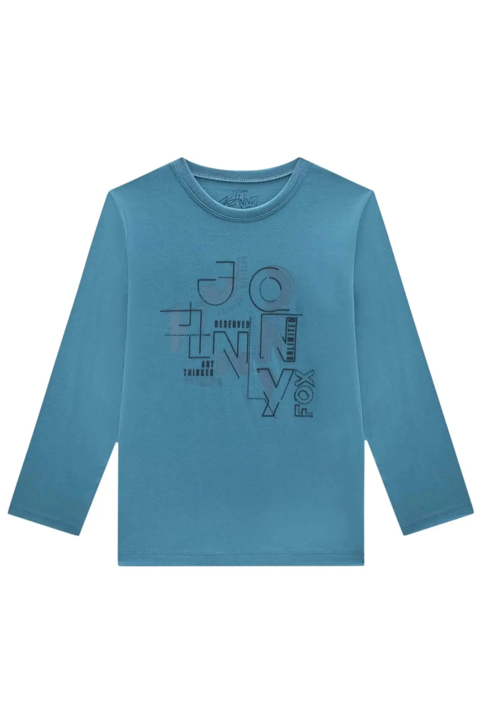 Camiseta em Meia Malha 92659 Johnny Fox Teen Menino