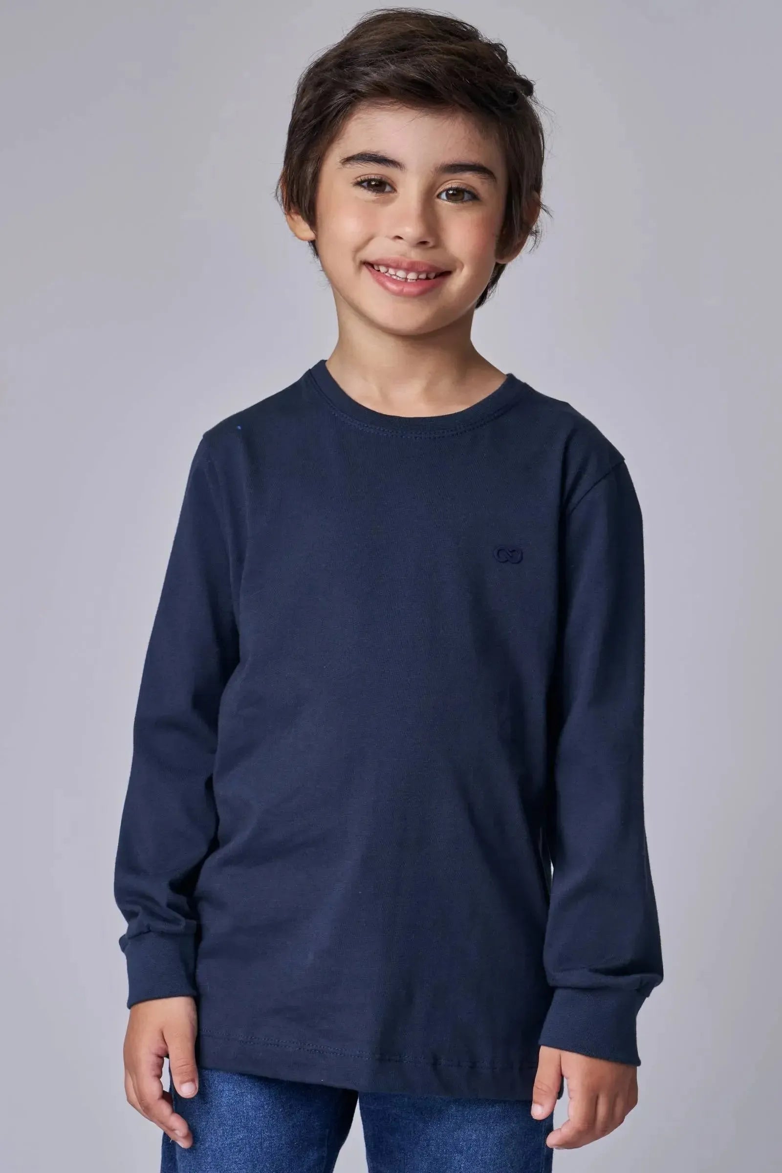 Camiseta em Meia Malha 92920 LucBoo Infantil Menino