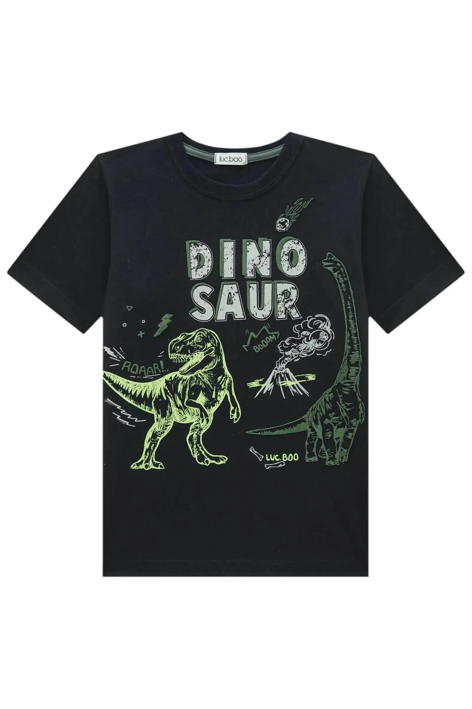 Camiseta em Meia Malha 93505 LucBoo Infantil Menino