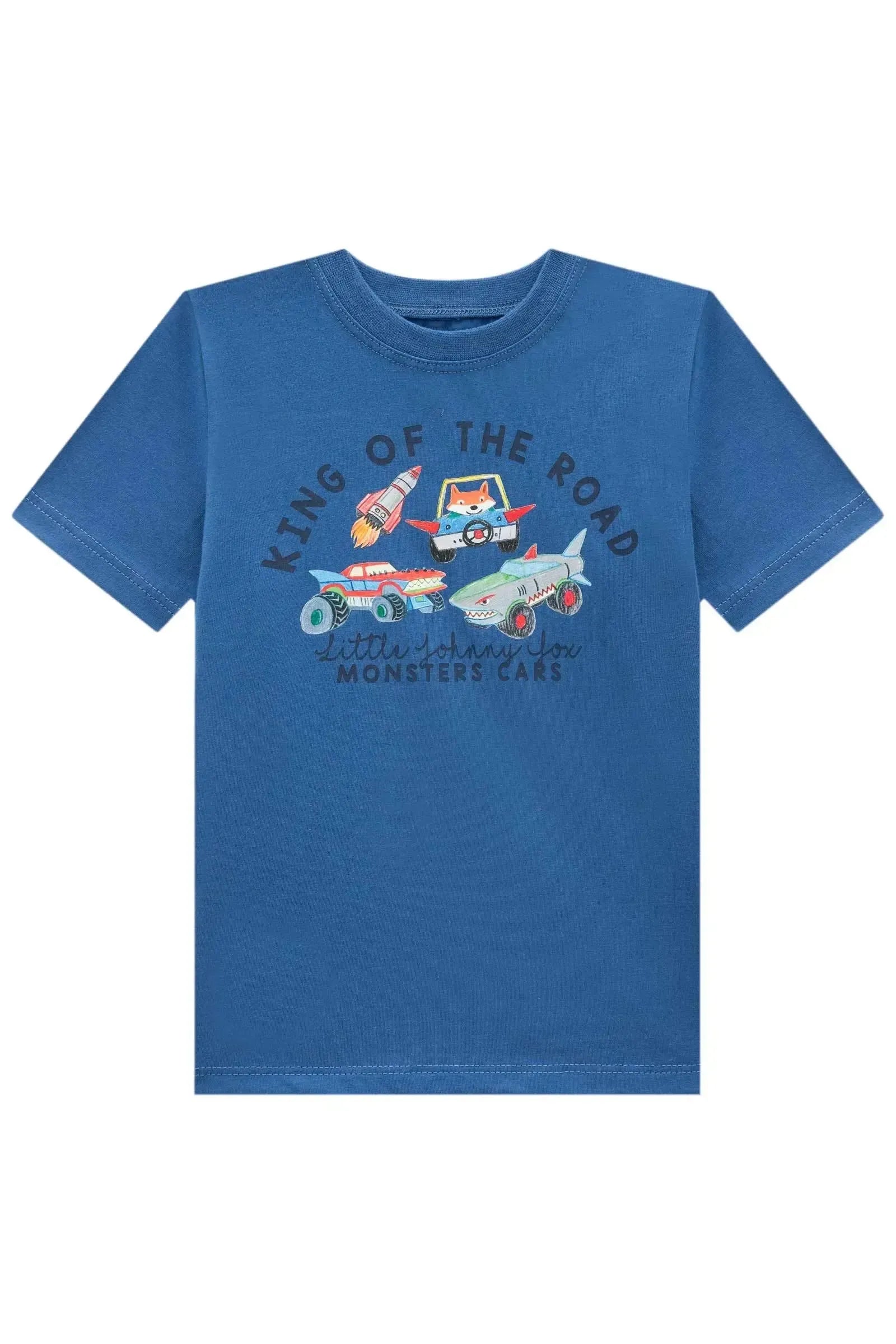 Camiseta em Meia Malha 93620 Johnny Fox Bebê Menino