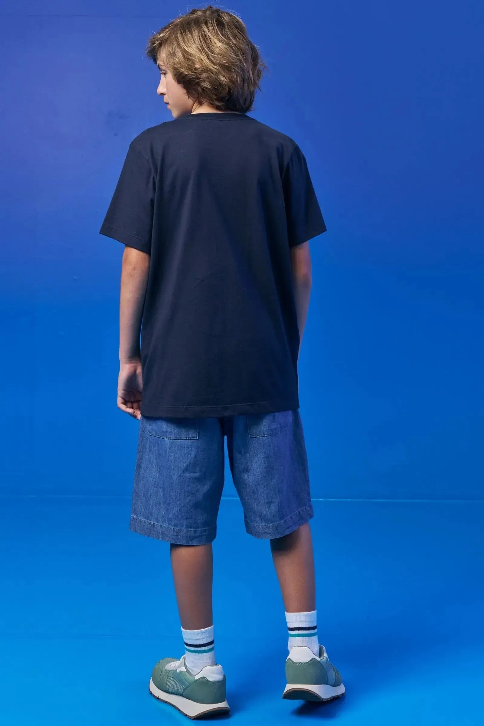 Camiseta em Meia Malha 94278 Johnny Fox Teen Menino