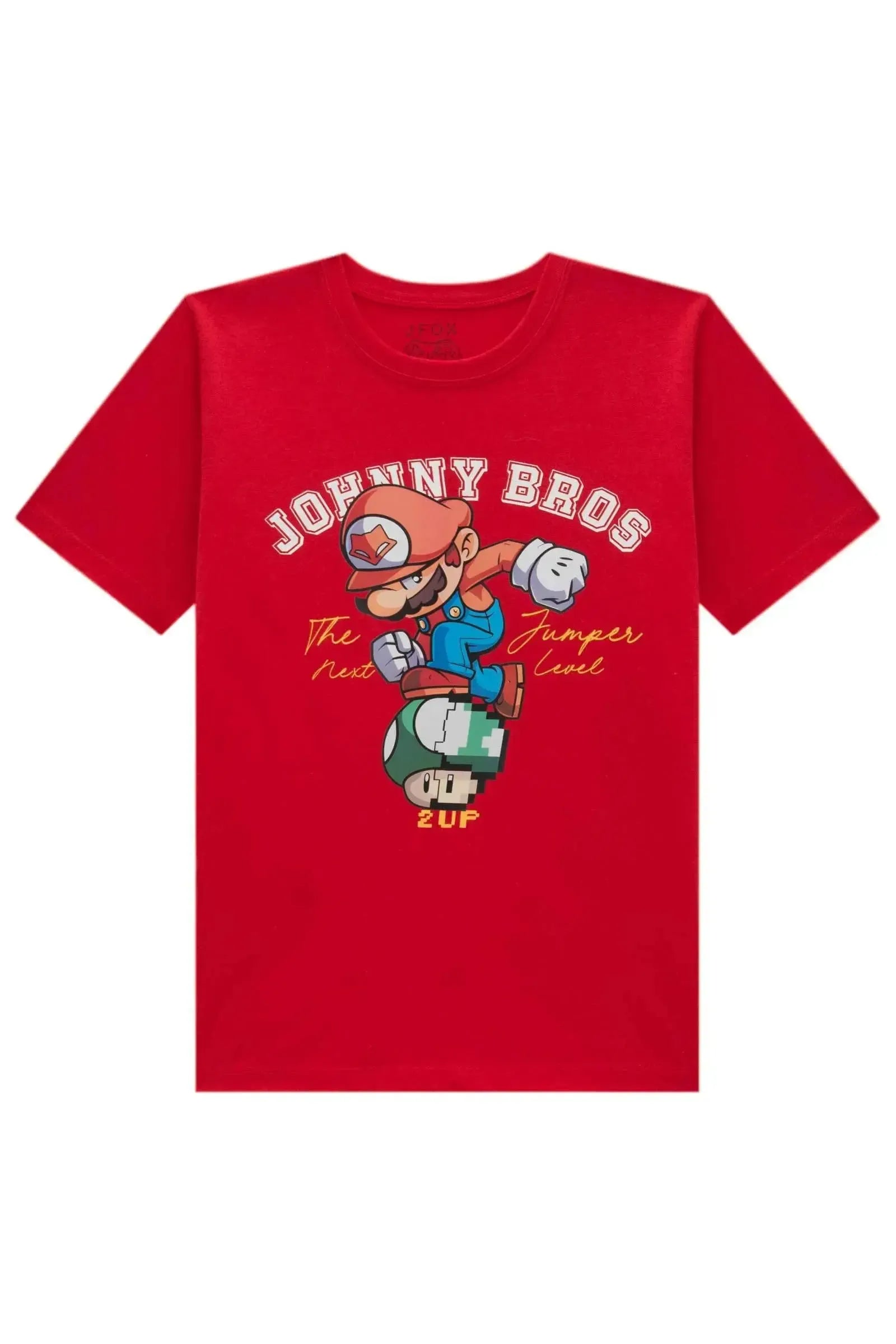 Camiseta em Meia Malha 94301 Johnny Fox Teen Menino