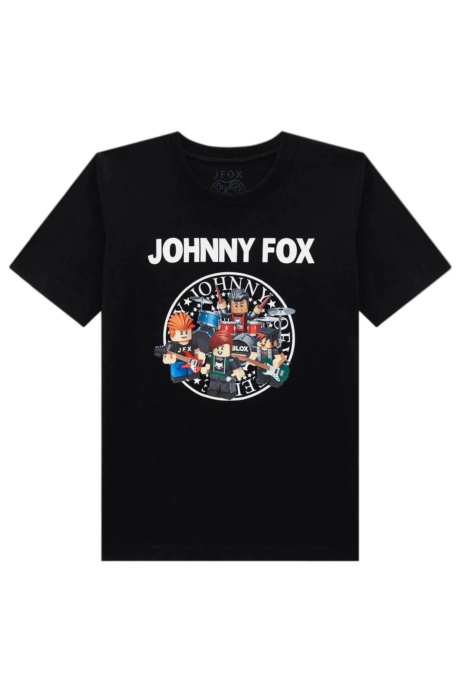Camiseta em Meia Malha 94304 Johnny Fox Teen Menino