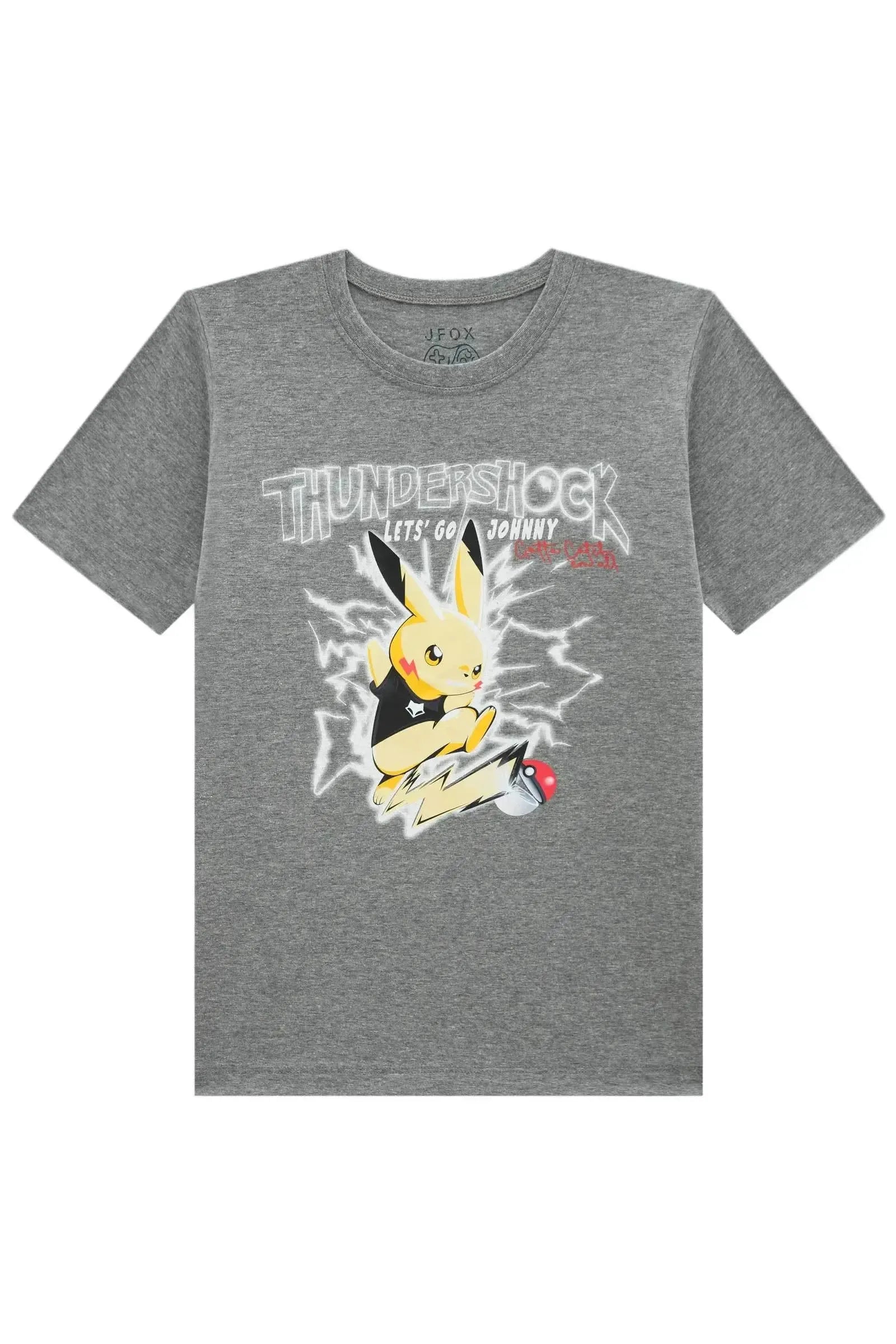 Camiseta em Meia Malha 94305 Johnny Fox Teen Menino