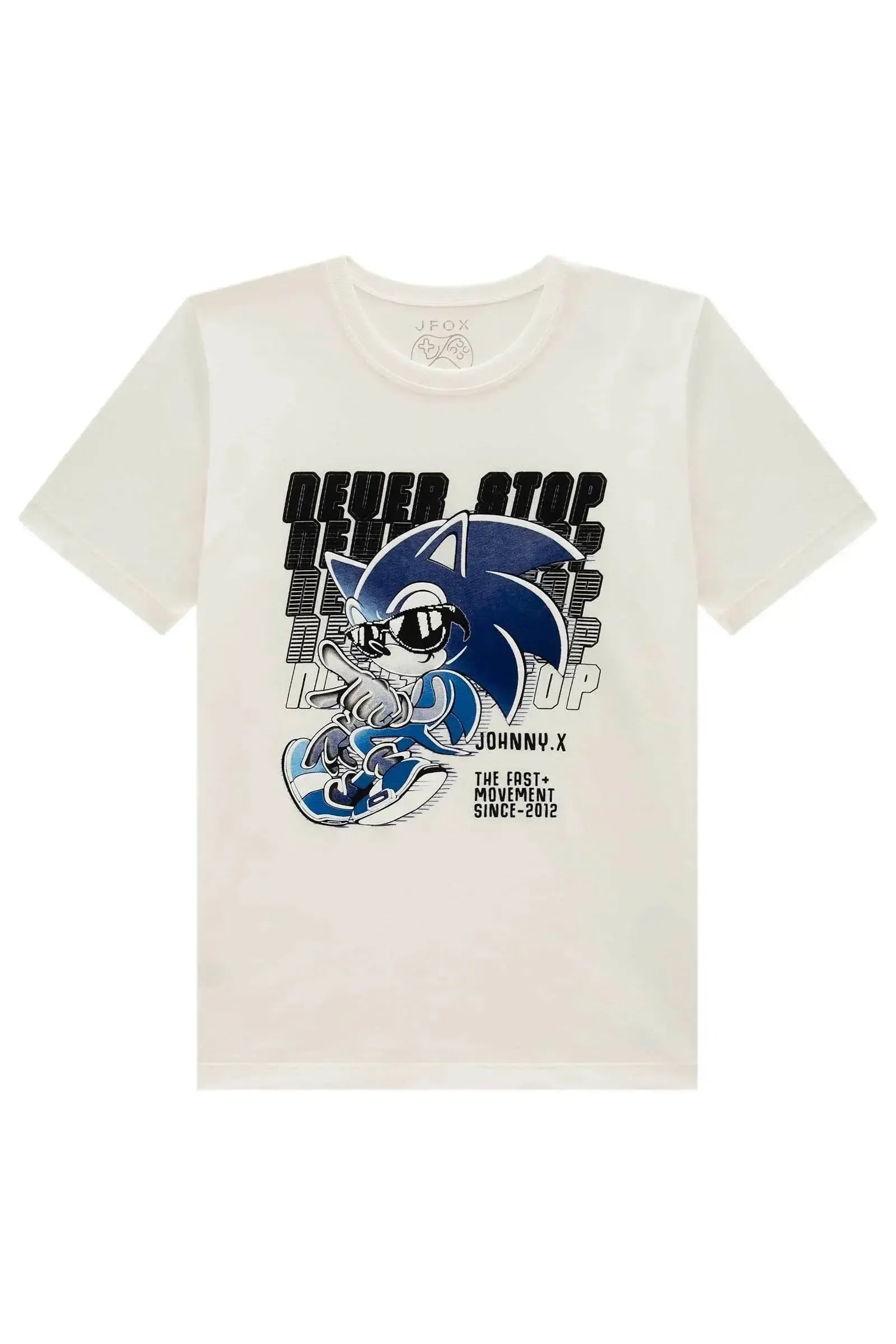 Camiseta em Meia Malha 94326 Johnny Fox Teen Menino