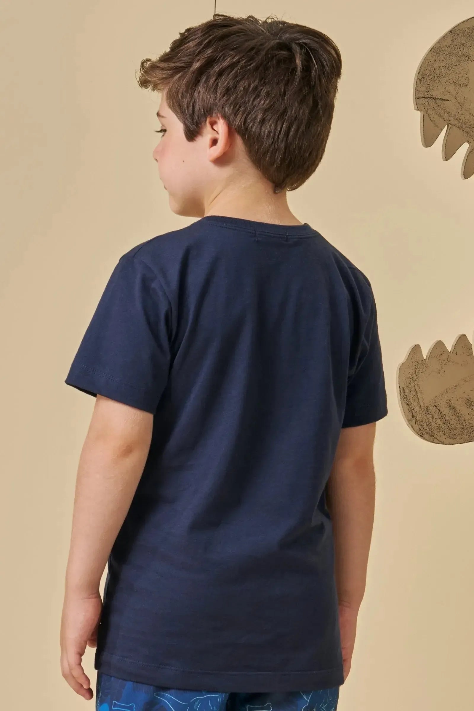 Camiseta em Meia Malha 94776 LucBoo Infantil Menino