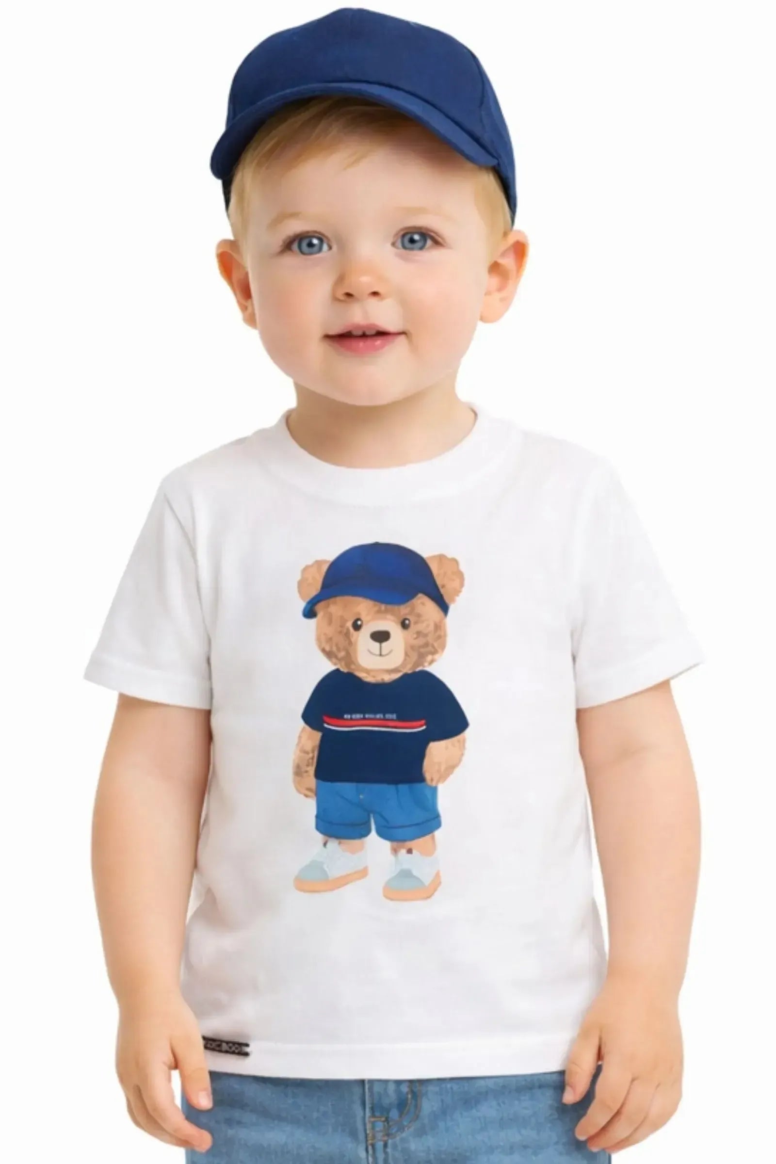 Camiseta em Meia Malha 95354 LucBoo Infantil Menino