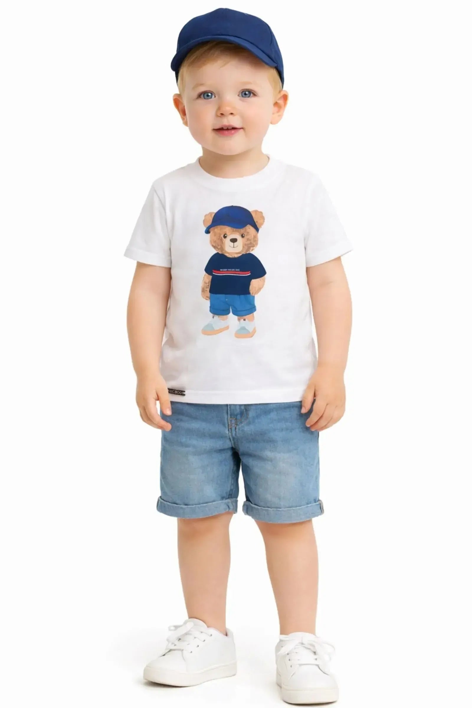 Camiseta em Meia Malha 95354 LucBoo Infantil Menino