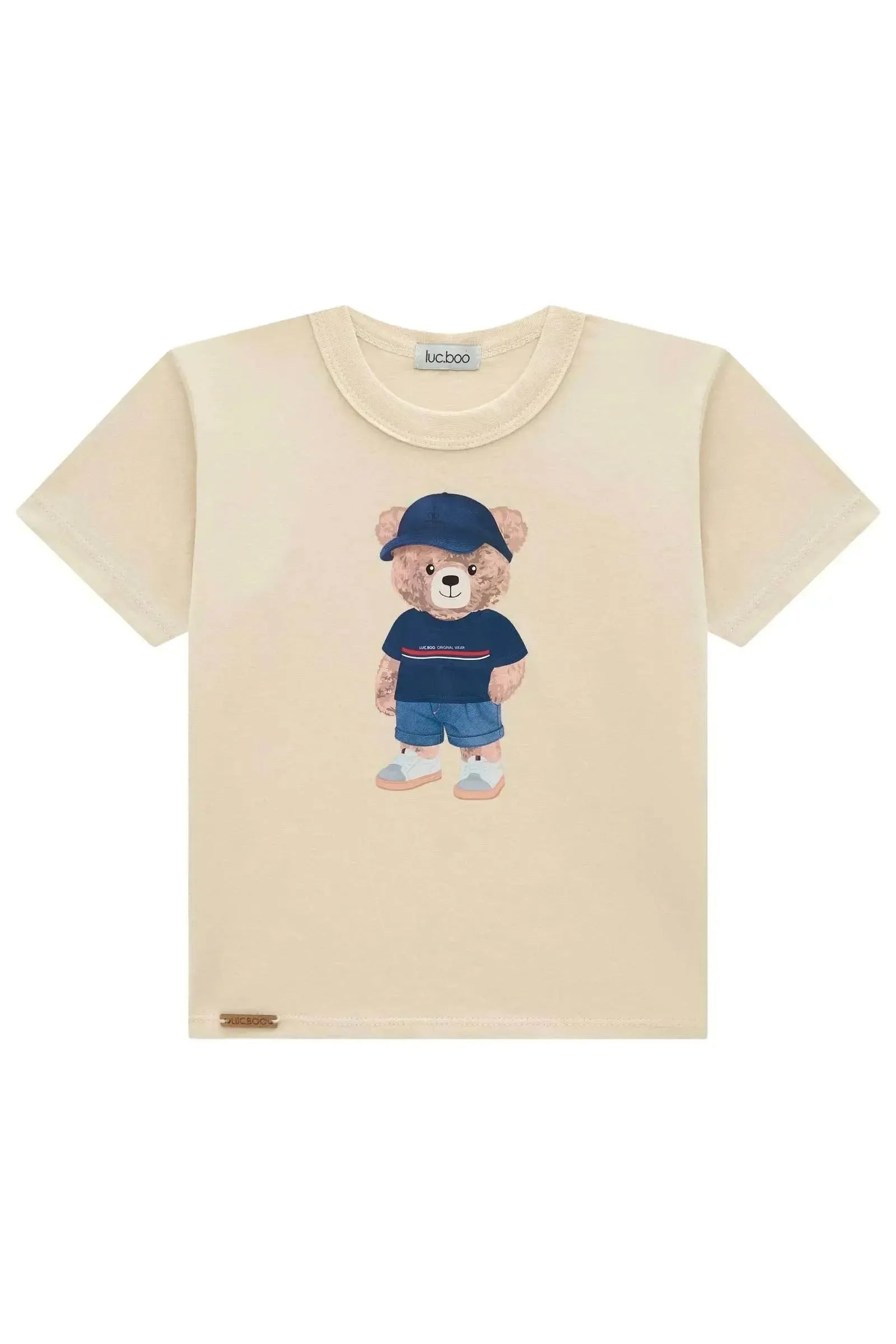 Camiseta em Meia Malha 95354 LucBoo Infantil Menino