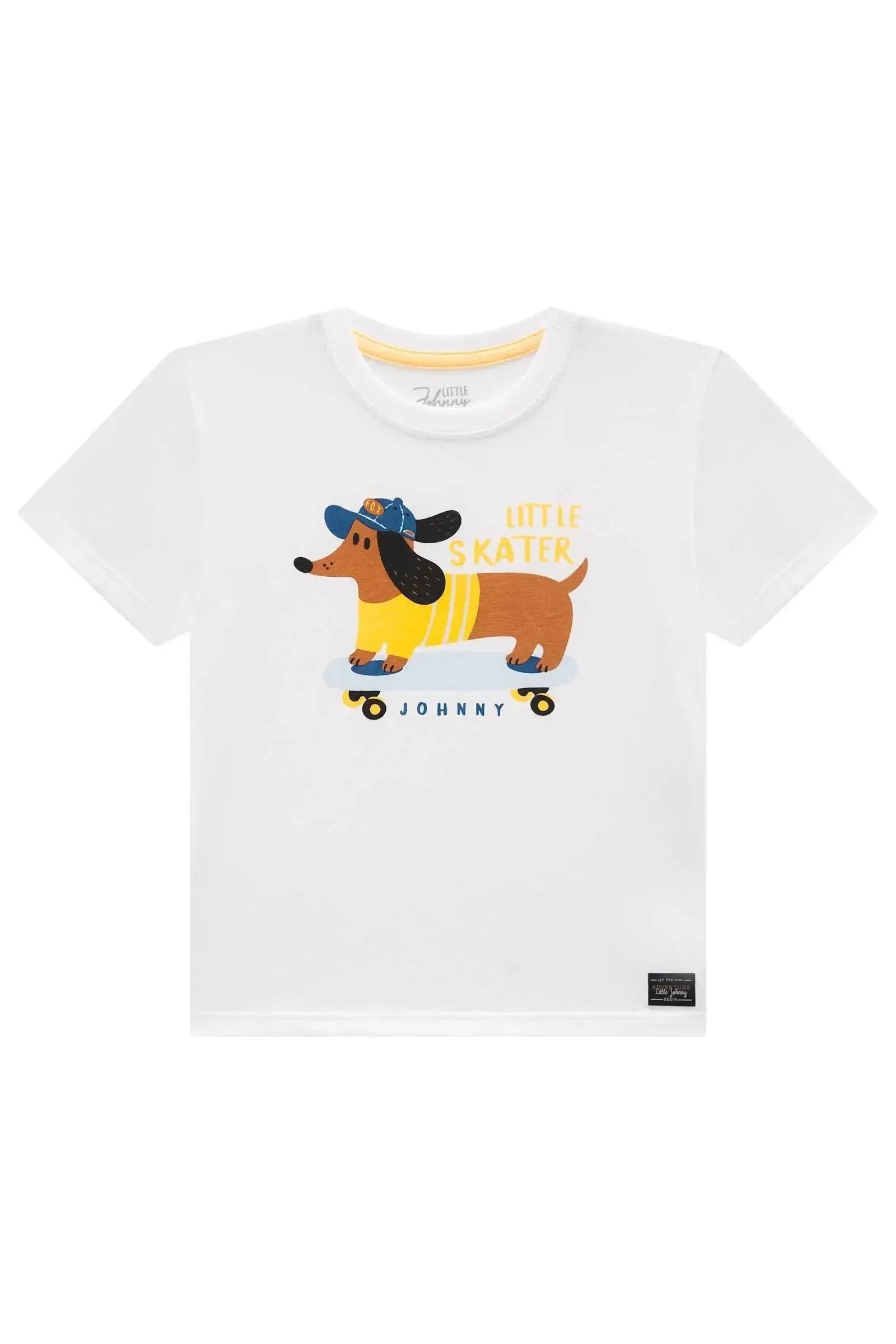 Camiseta em Meia Malha 95428 Johnny Fox Teen Menino