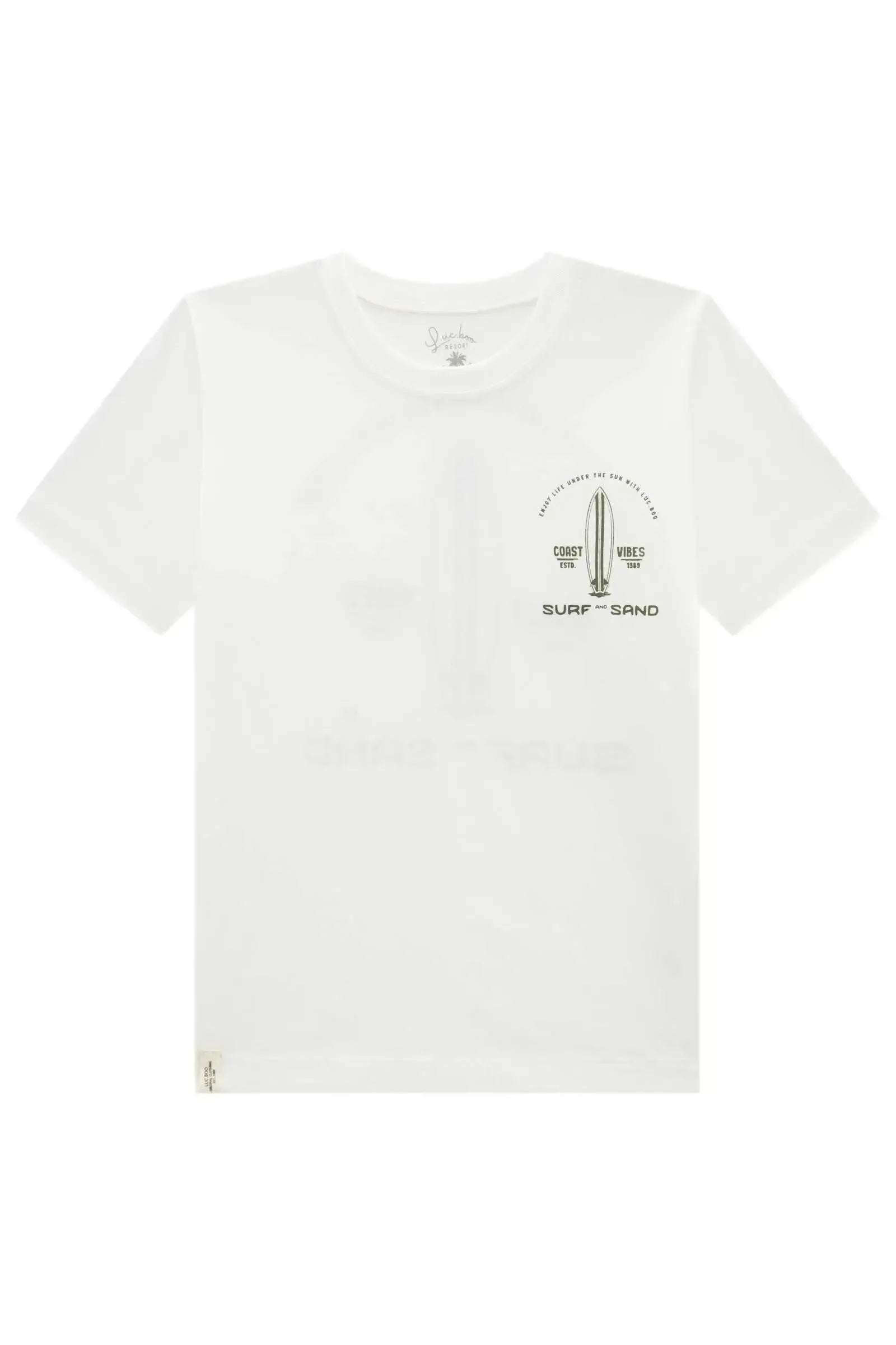 Camiseta em Meia Malha 95661 LucBoo Infantil Menino