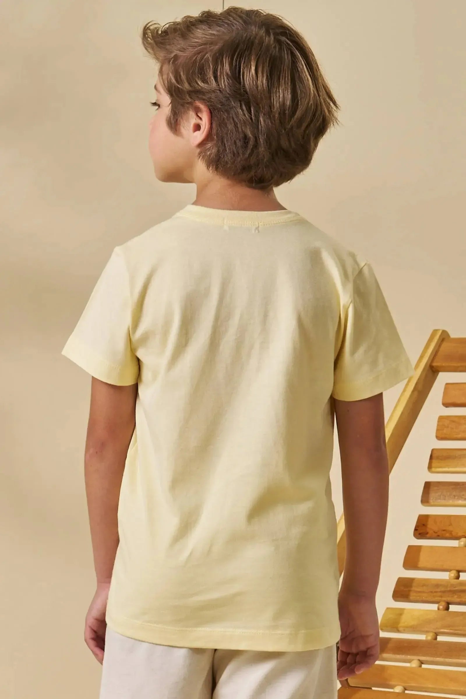 Camiseta em Meia Malha 95673 LucBoo Infantil Menino