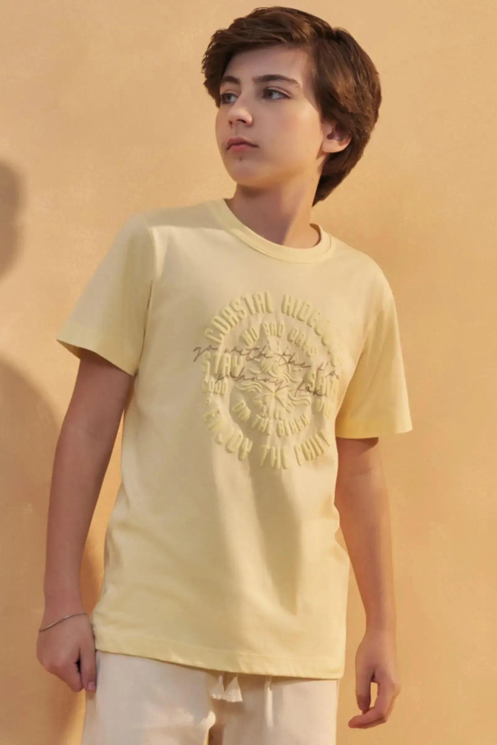 Camiseta em Meia Malha 96378 Johnny Fox Teen Menino