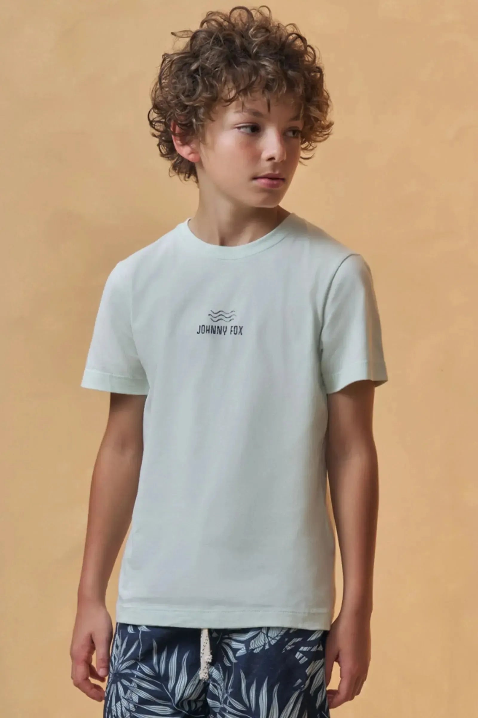 Camiseta em Meia Malha 96391 Johnny Fox Teen Menino