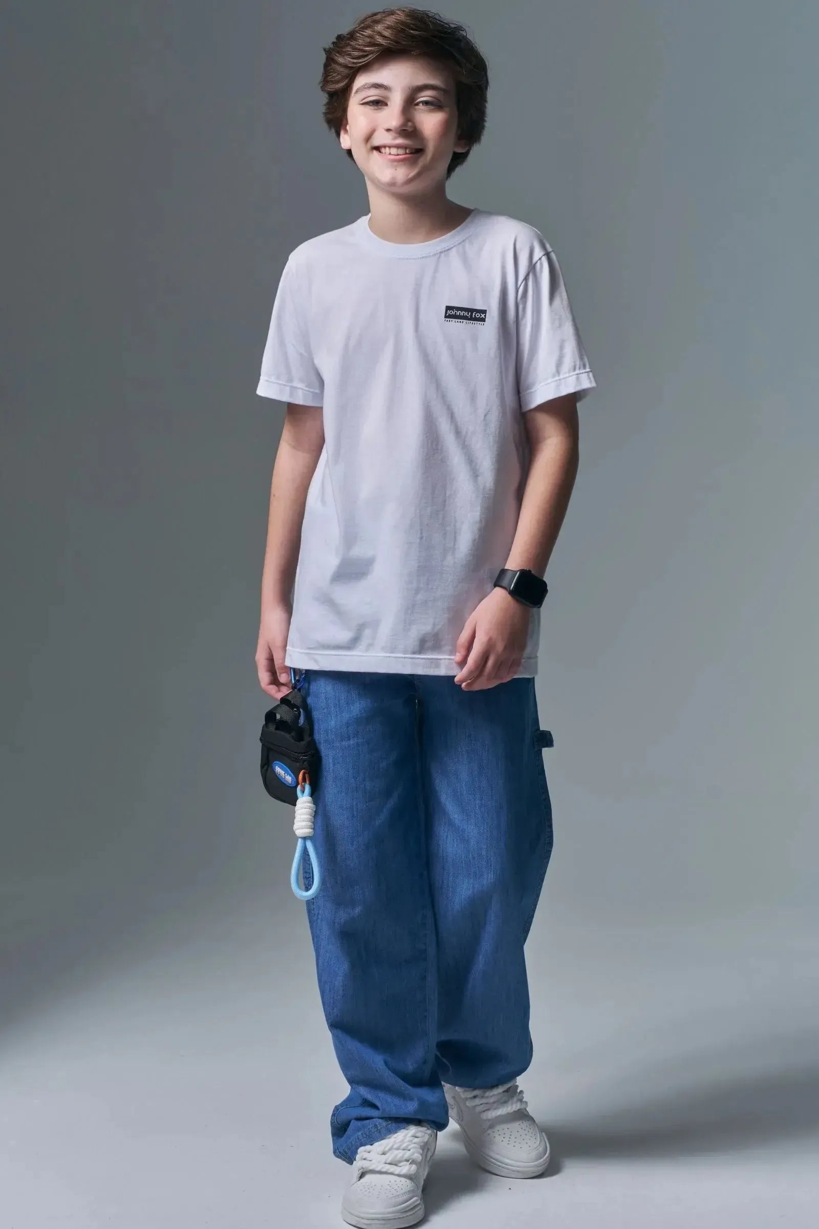 Camiseta em Meia Malha 96623 Johnny Fox Teen Menino