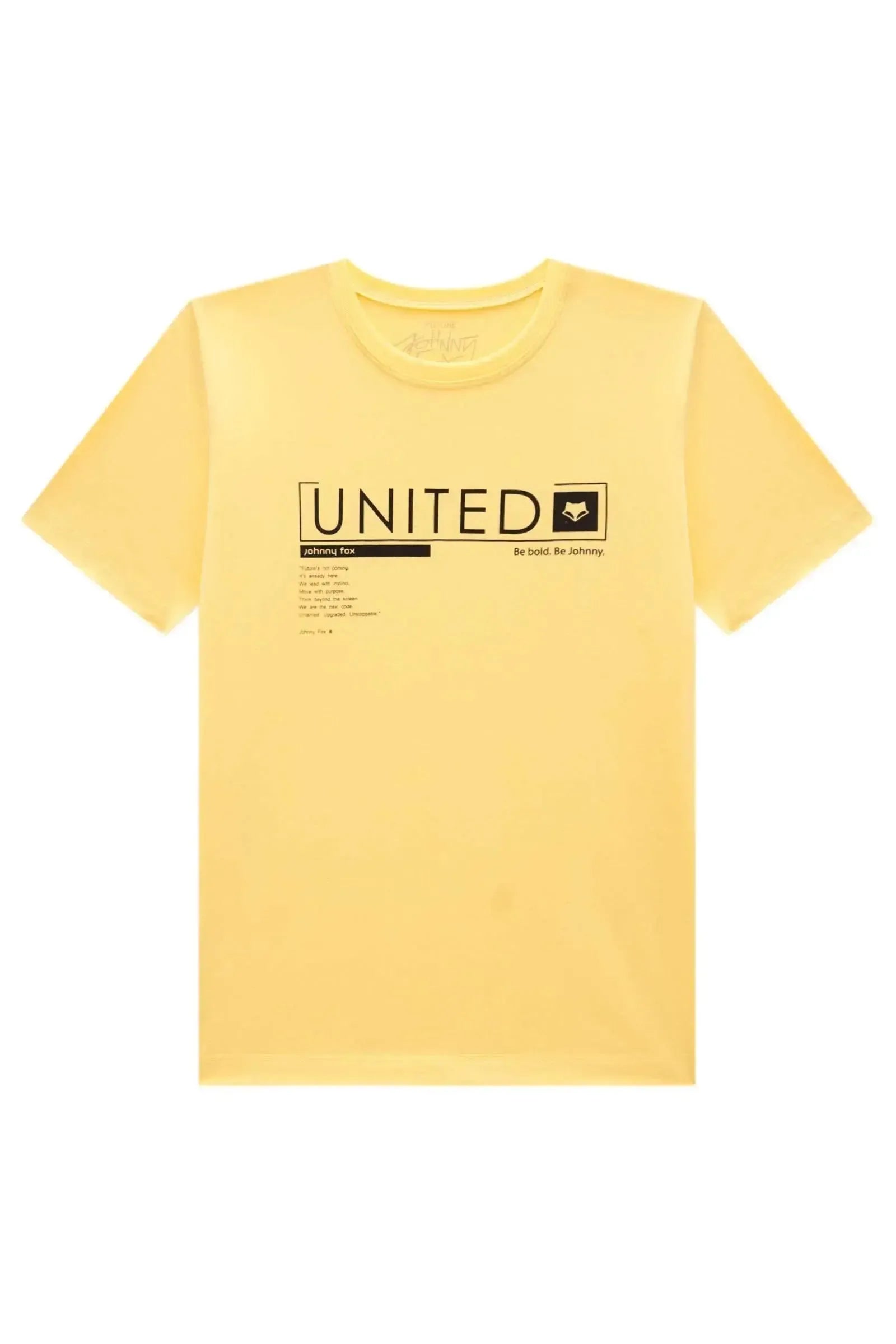 Camiseta em Meia Malha 96642 Johnny Fox Teen Menino