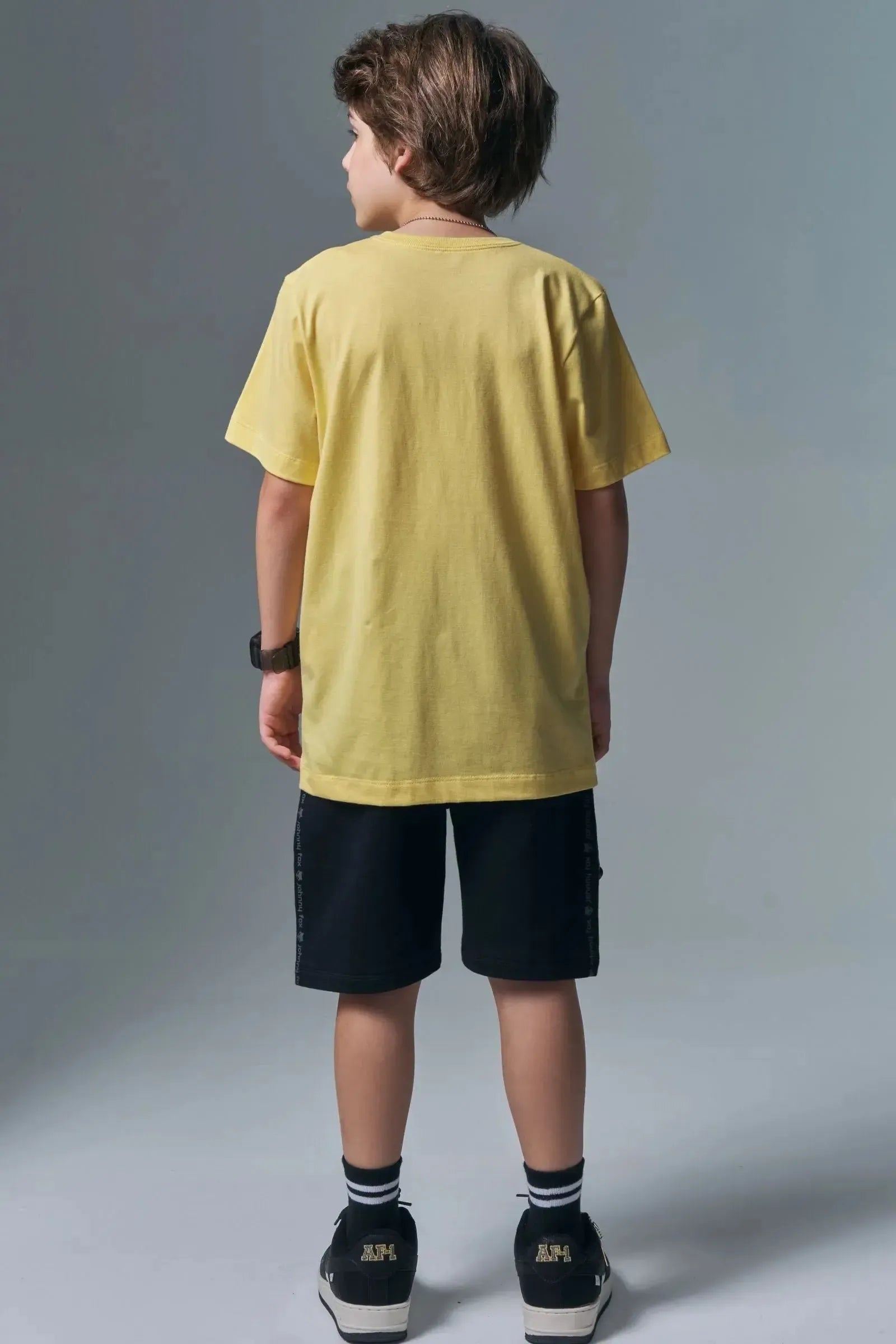 Camiseta em Meia Malha 96642 Johnny Fox Teen Menino