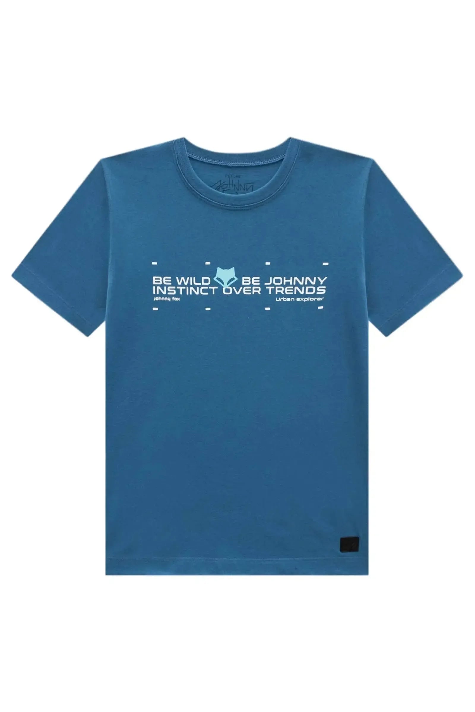 Camiseta em Meia Malha 96651 Johnny Fox Teen Menino