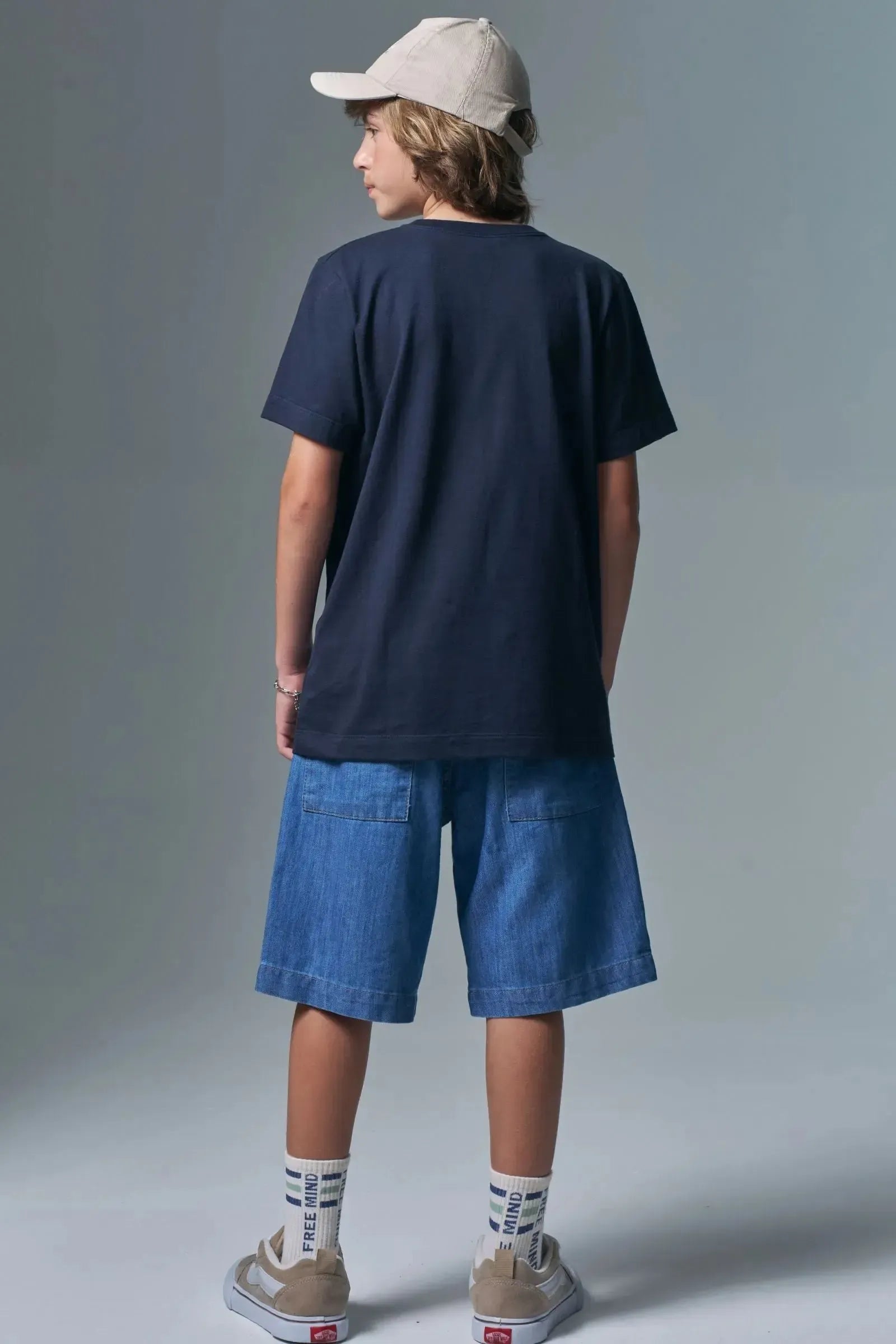 Camiseta em Meia Malha 96660 Johnny Fox Teen Menino