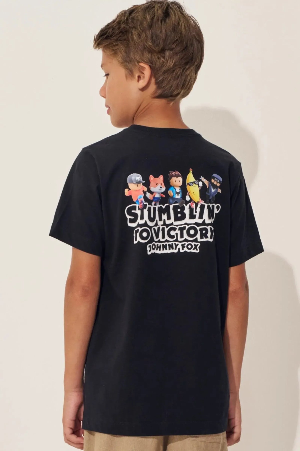Camiseta em Meia Malha 97560 Johnny Fox Teen Menino