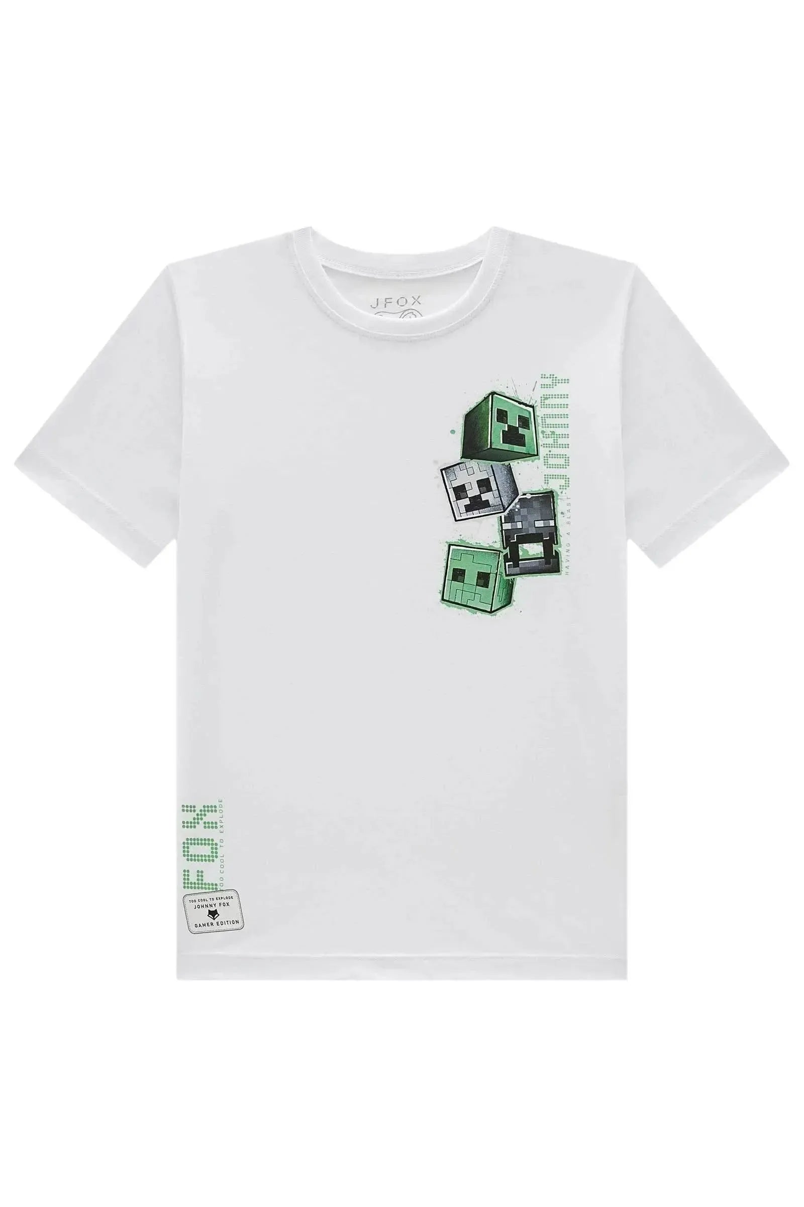 Camiseta em Meia Malha 97563 Johnny Fox Teen Menino