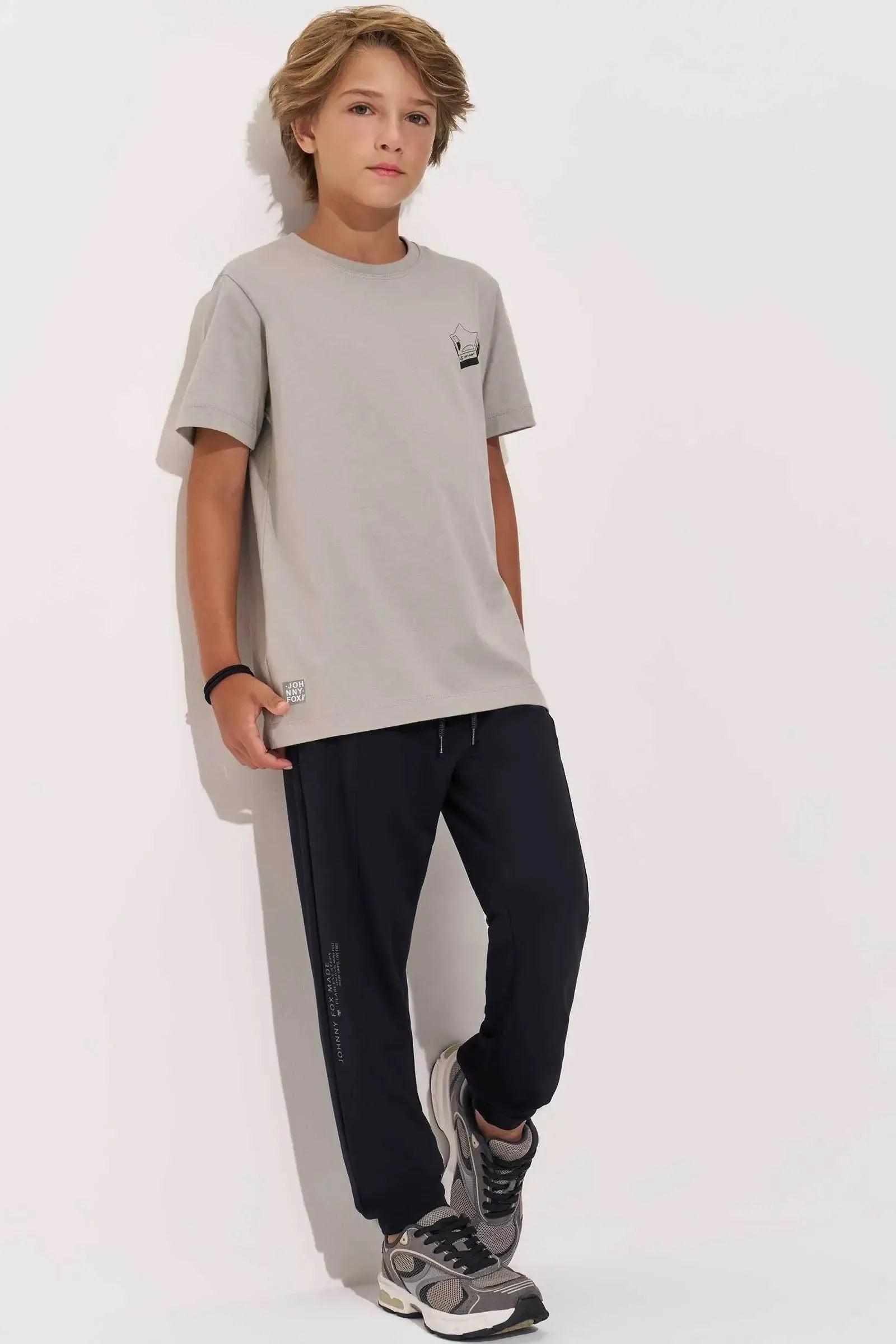 Camiseta em Meia Malha 97805 Johnny Fox Teen Menino