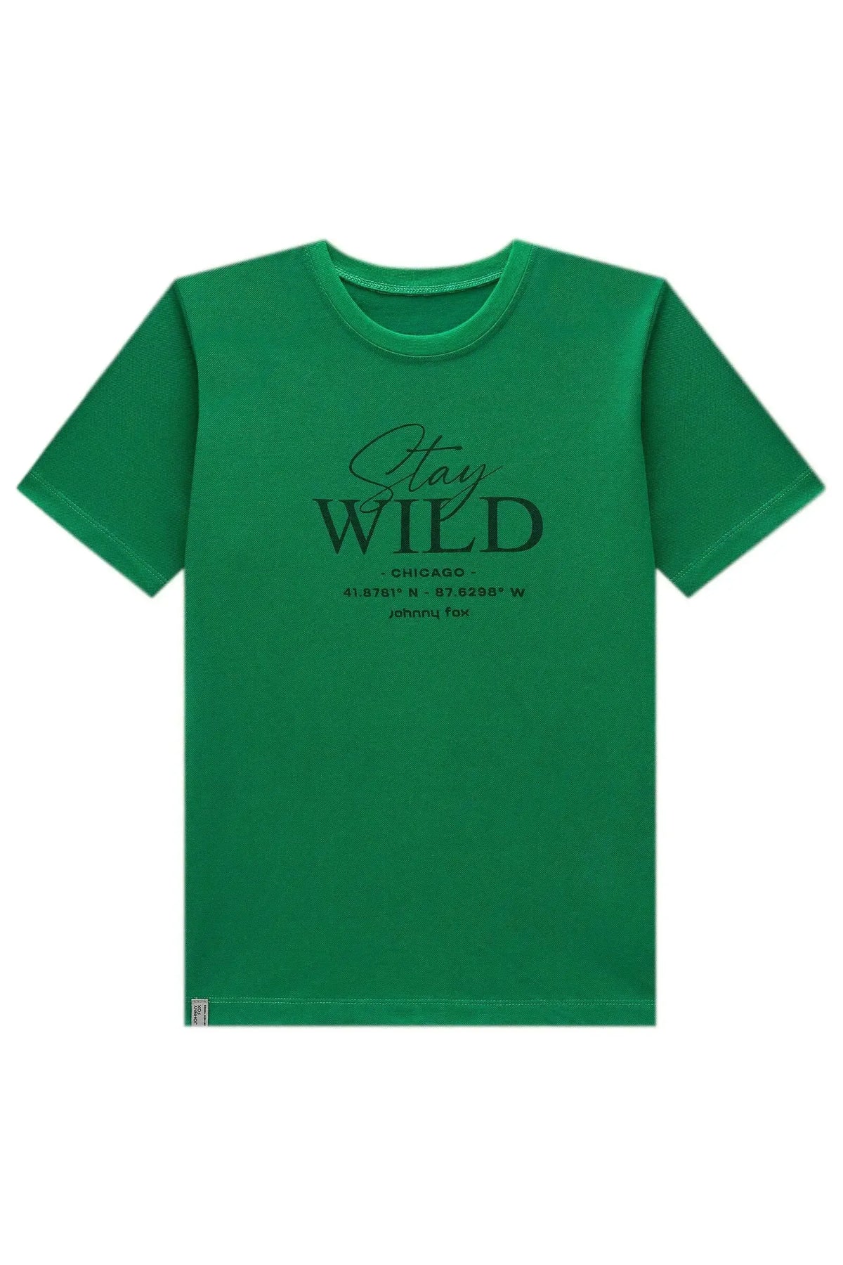 Camiseta em Meia Malha 97808 Johnny Fox Teen Menino