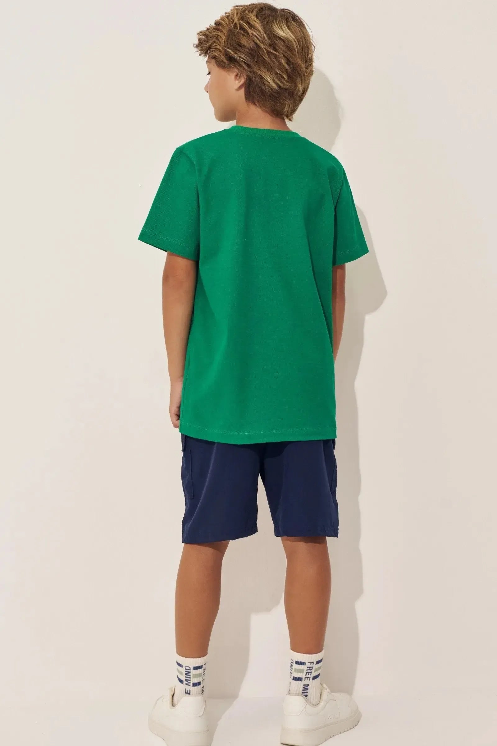 Camiseta em Meia Malha 97808 Johnny Fox Teen Menino